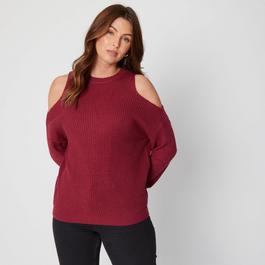 Be You Ladies Cold Shoulder Jumper