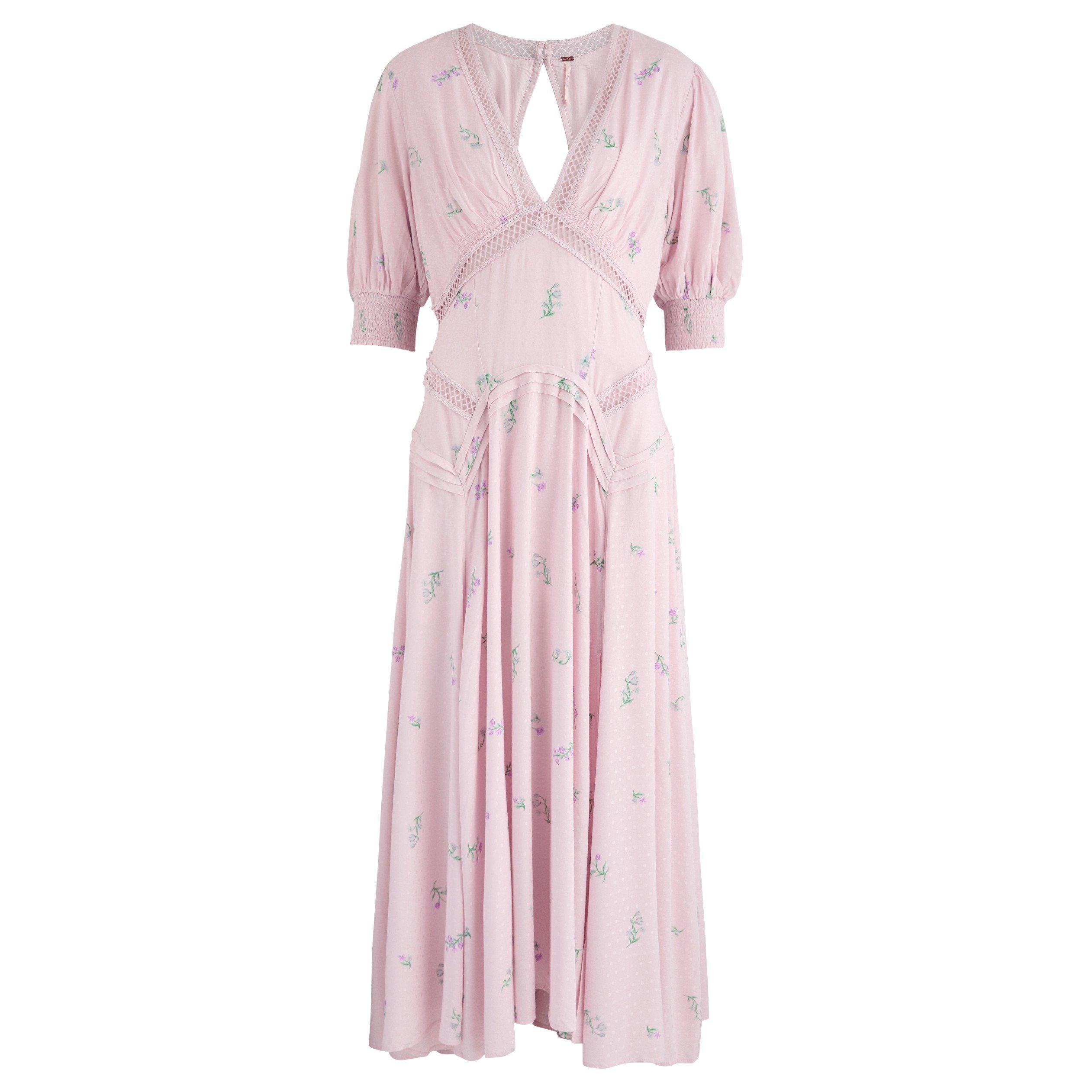 PINK AND OTHER - Free People - LD STILL IN LOVE MAXI DRESS