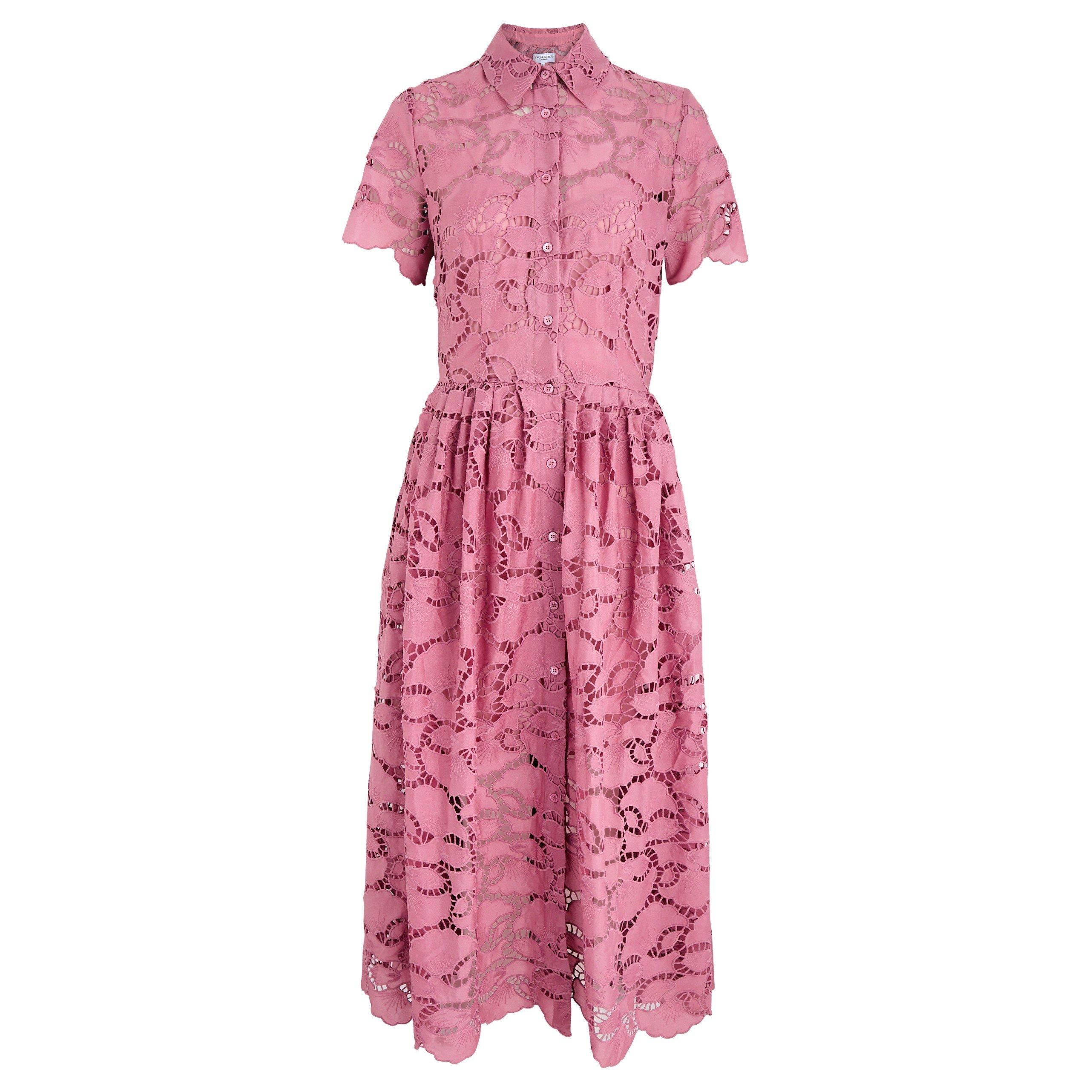 PINK - Evi Grintela - LD CARA SS MIDI DRESS