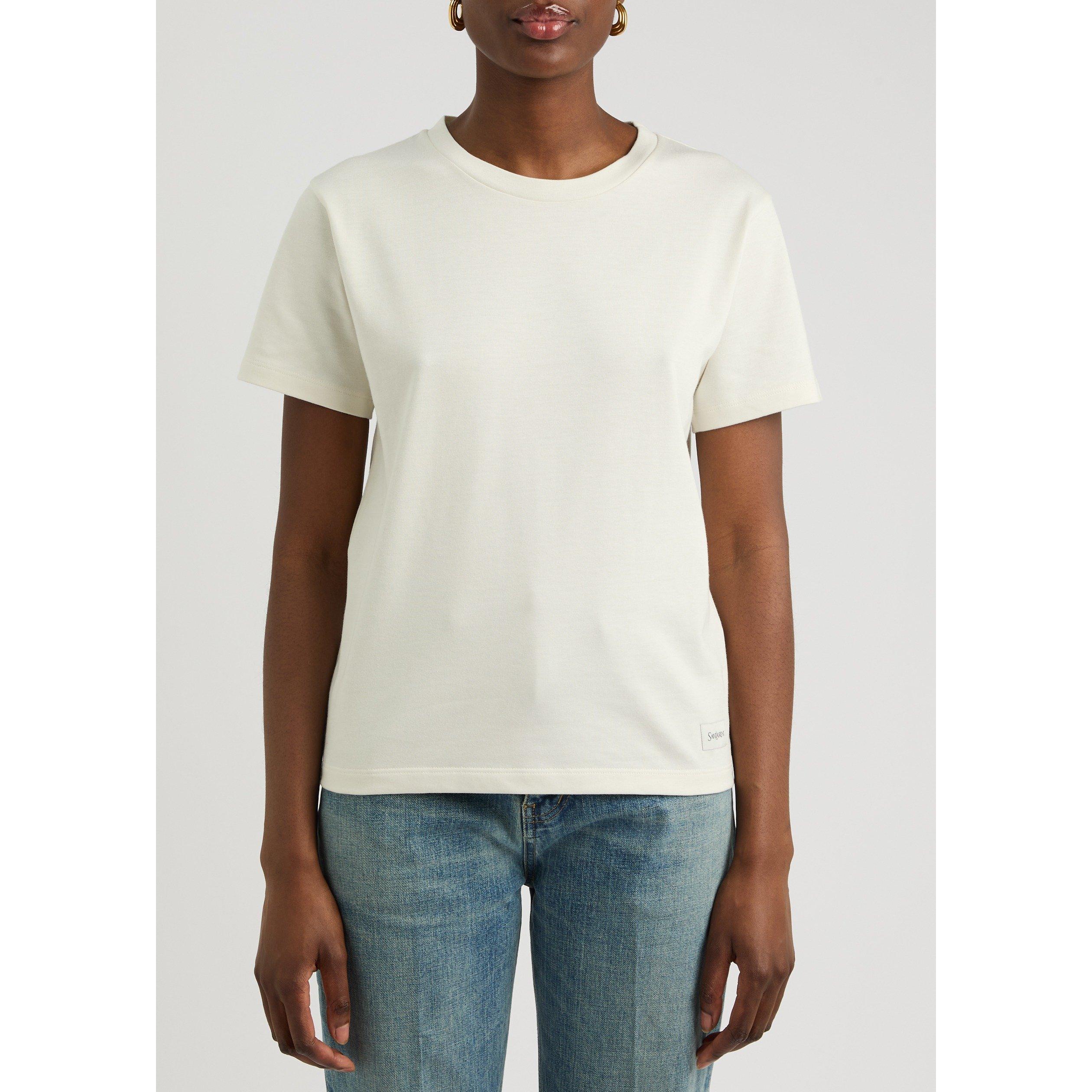 NATURAL - Saint Laurent - T SHIRT CLASSIQUE - 2