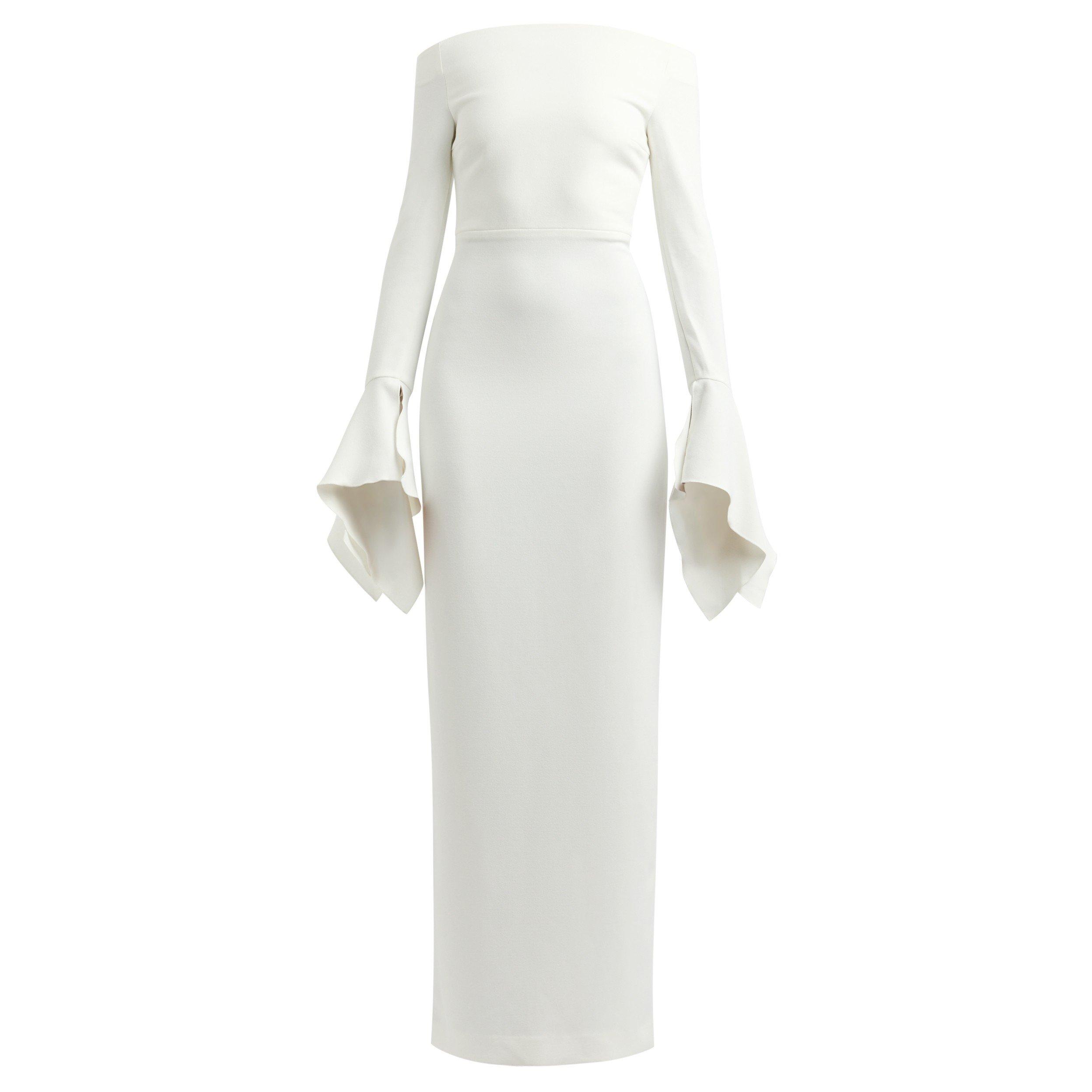 CREAM - Solace London - AMALIE BRIDAL MAXI DRESS