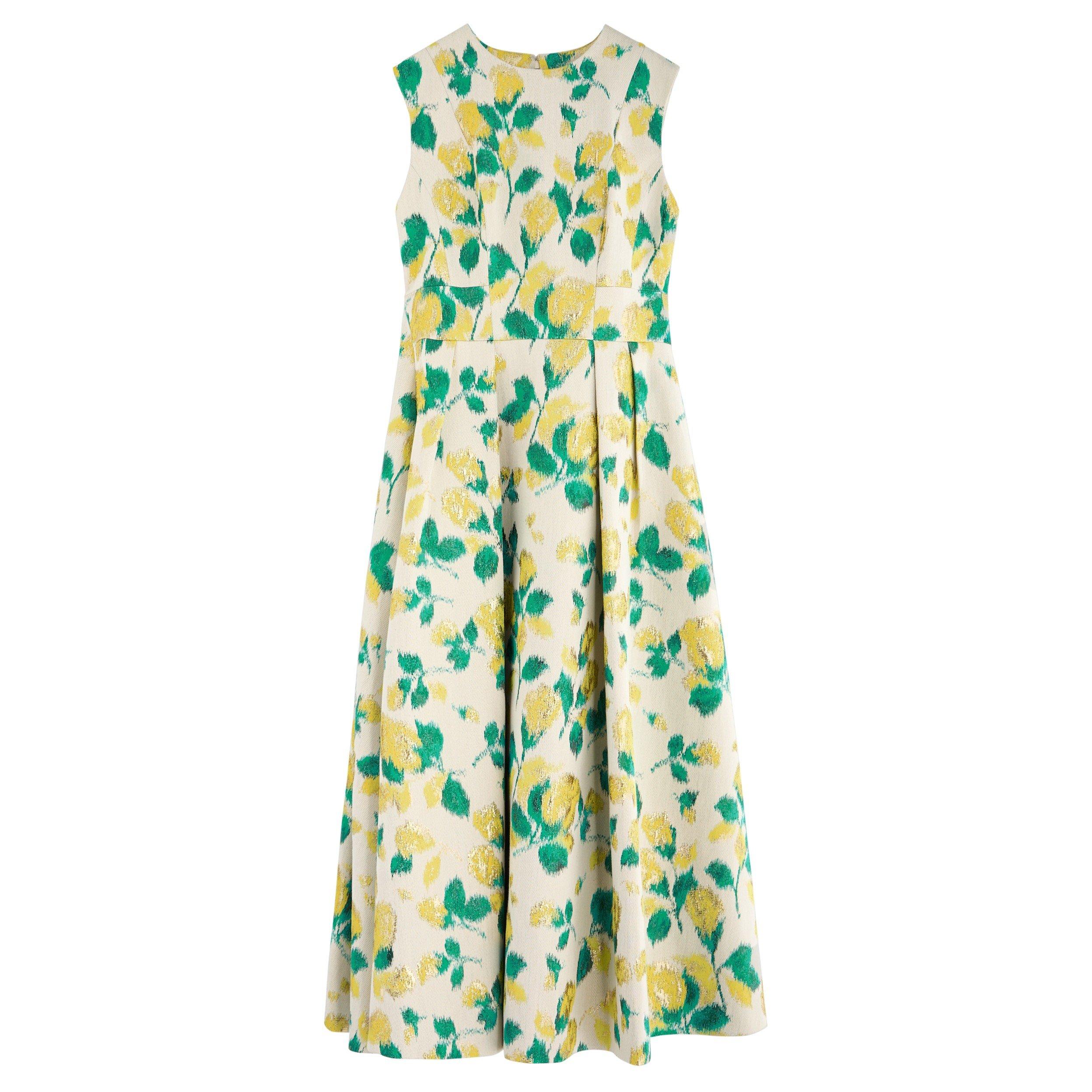 YELLOW AND OTHE - Huishan Zhang - SD SL RENEEE FLORAL A MIDI
