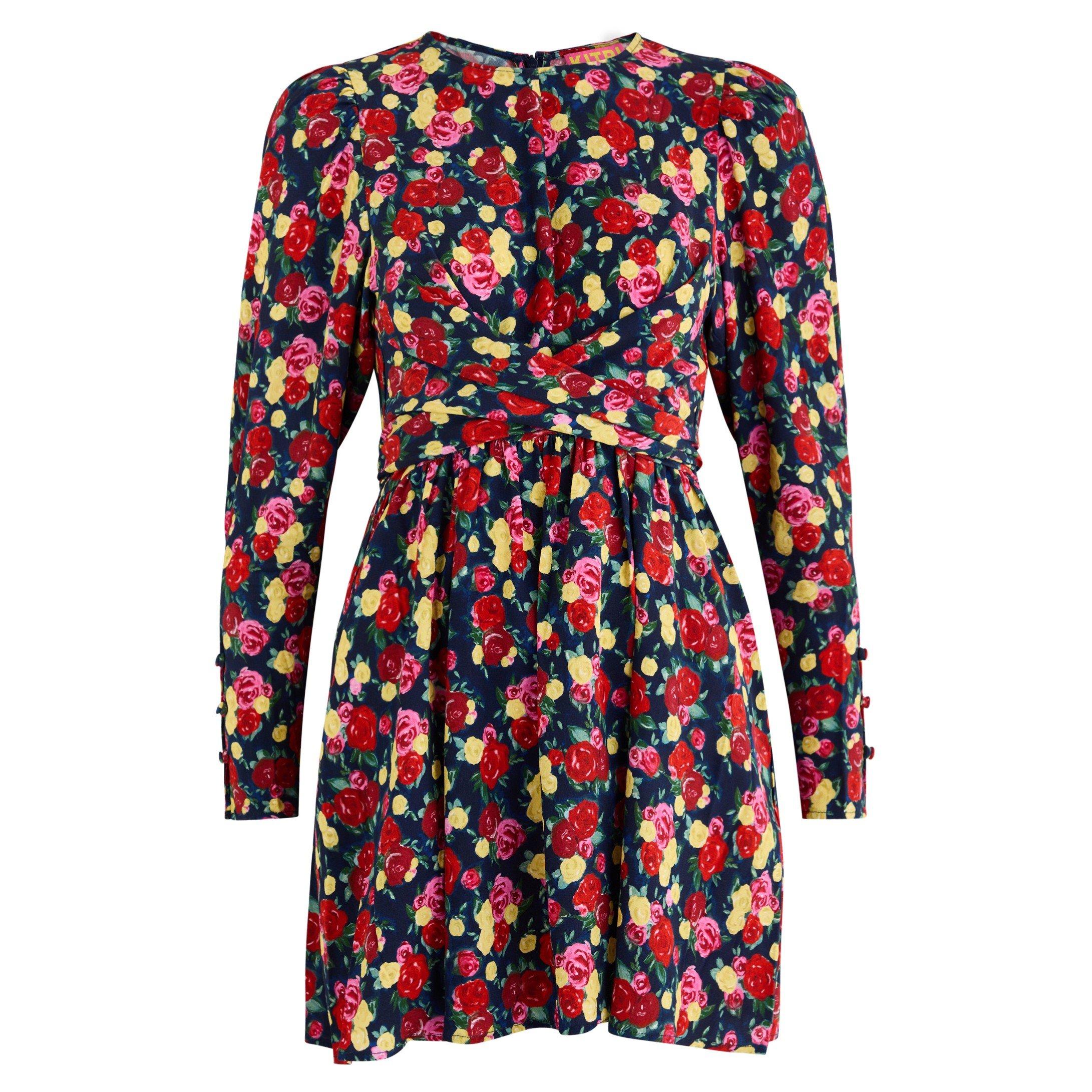RED AND OTHER - KITRI - SD JEANETTA PAINTED FLORAL