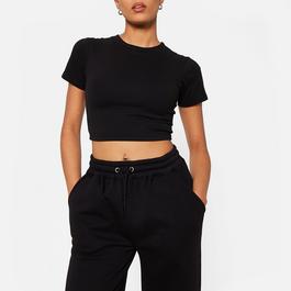 I Saw It First ISAWITFIRST Cropped Fitted T Shirt