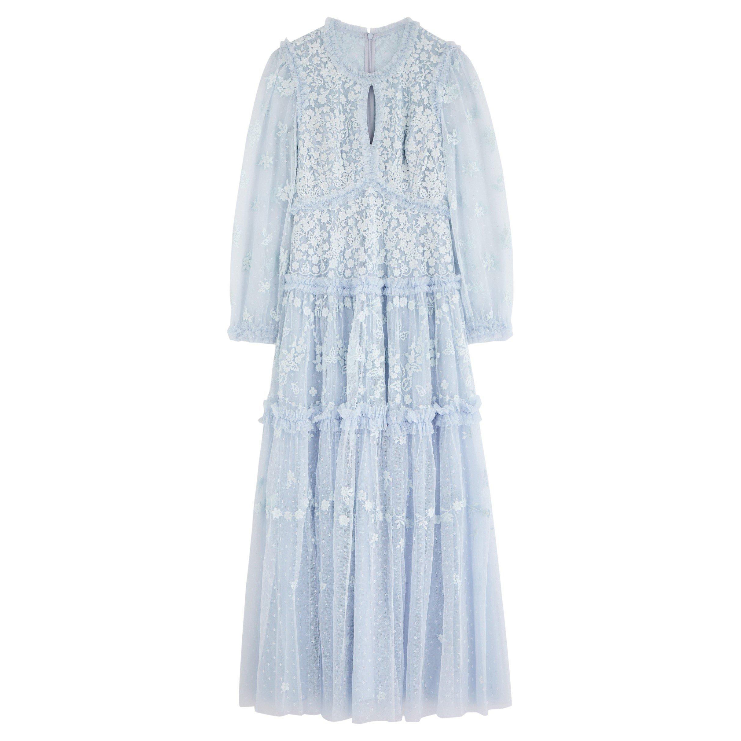 BLUE - Needle and Thread - AUTUMN LACE LONG SLEEVE ANKLE