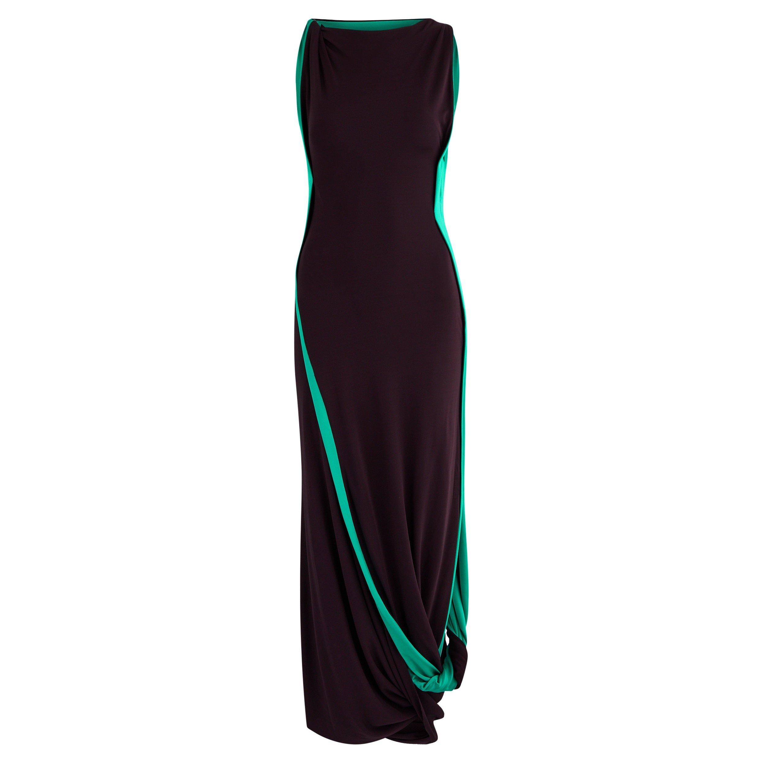 BLACK AND OTHER - Victoria Beckham - DOUBLE LAYER JERSEY DRESS