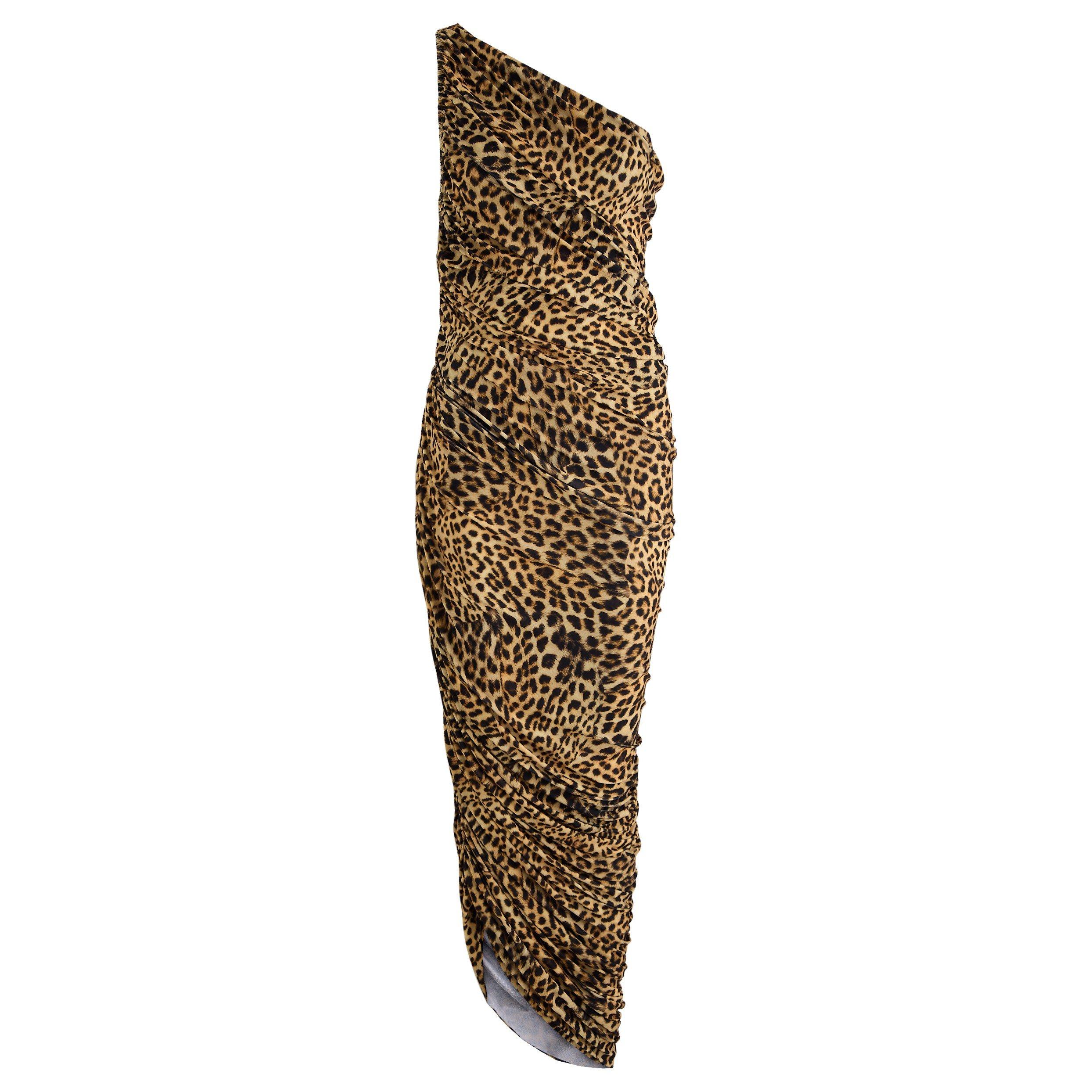 BROWN AND OTHER - Norma Kamali - DIANA GOWN XL