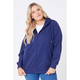 Be You Ladies Basic Zip Through Hoodie