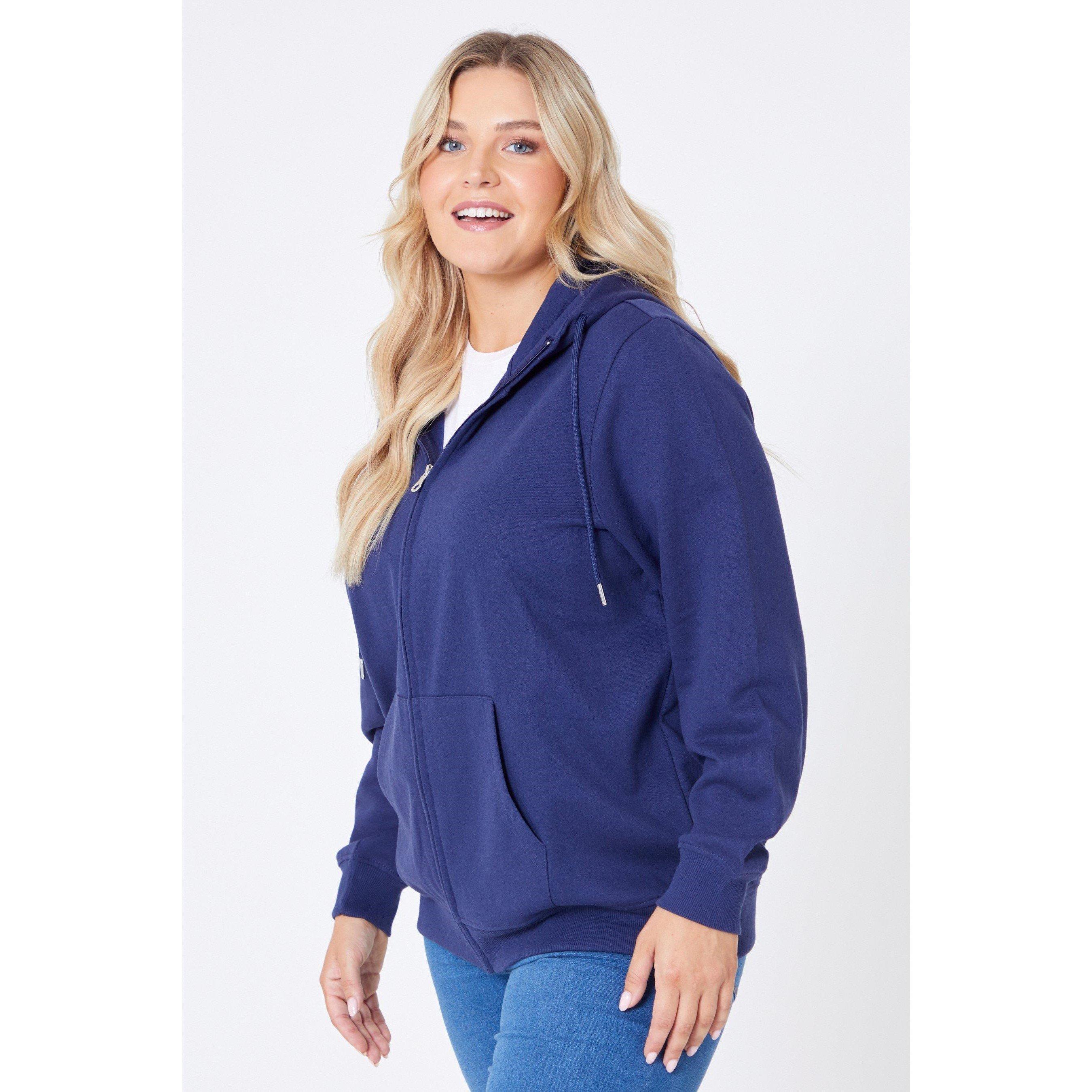 Azul Marinho - Be You - Basic Zip Hoodie - 3