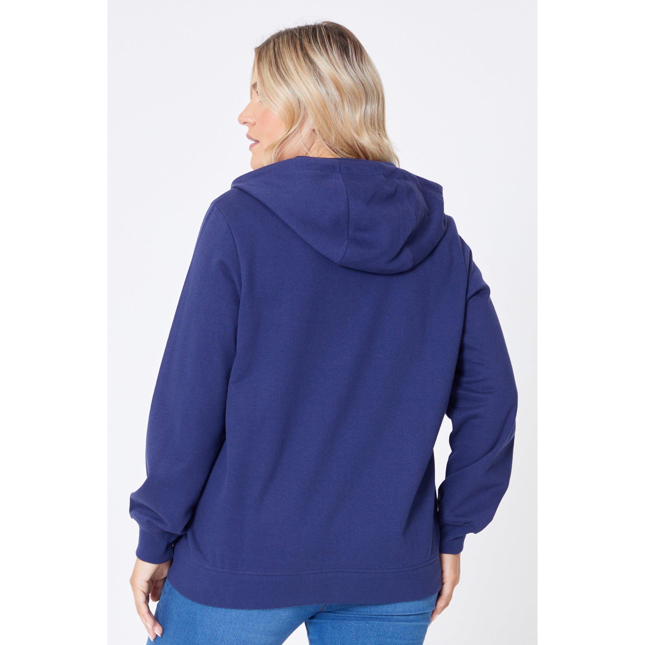 Azul Marinho - Be You - Basic Zip Hoodie - 4