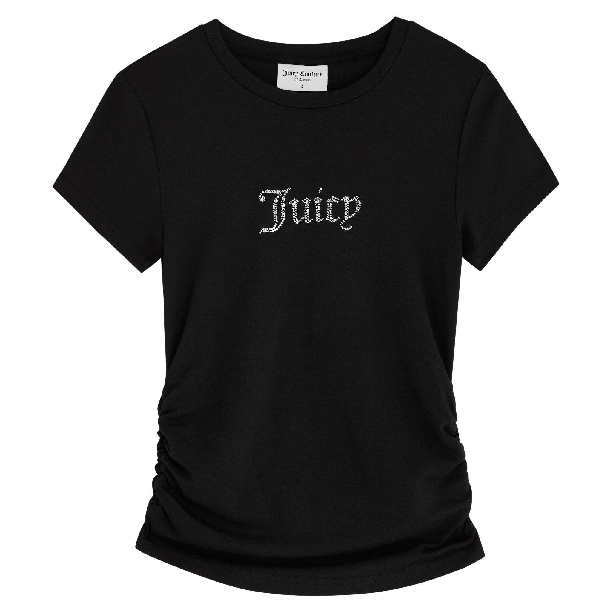 TS LOGO DOT RUCHED TEE