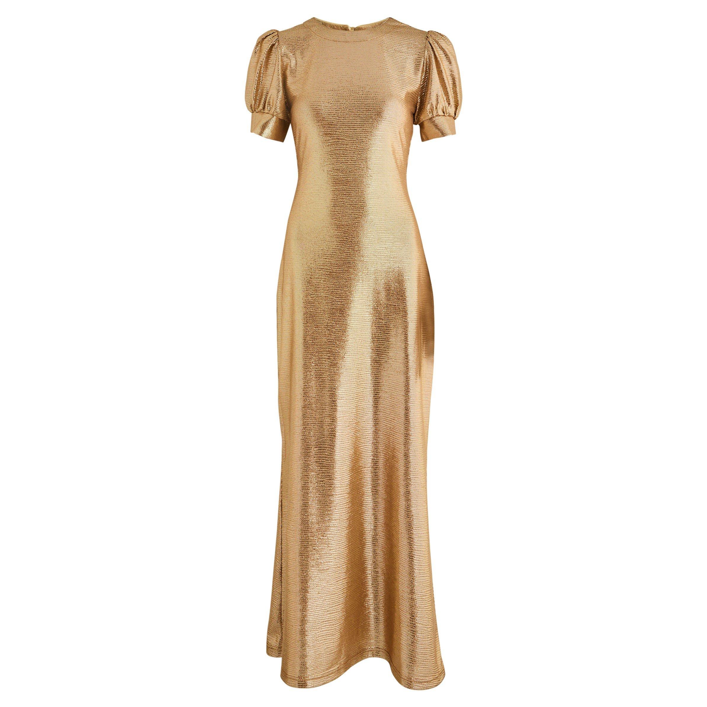 GOLD - Luxe de Valentina - LD SS PUFF COMO MAXI DRS