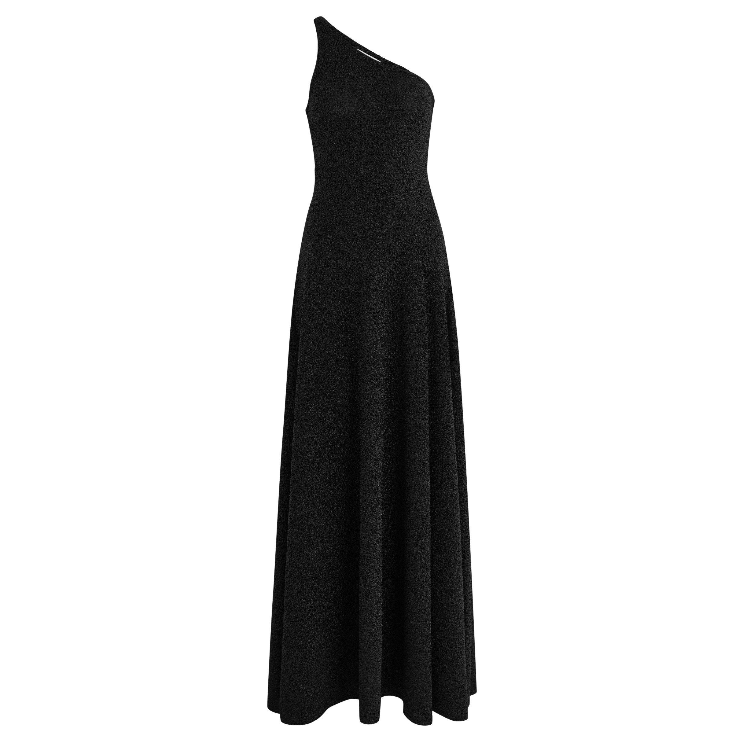 BLACK - Luxe de Valentina - LD 1 SHLD LAME COMO MAXI