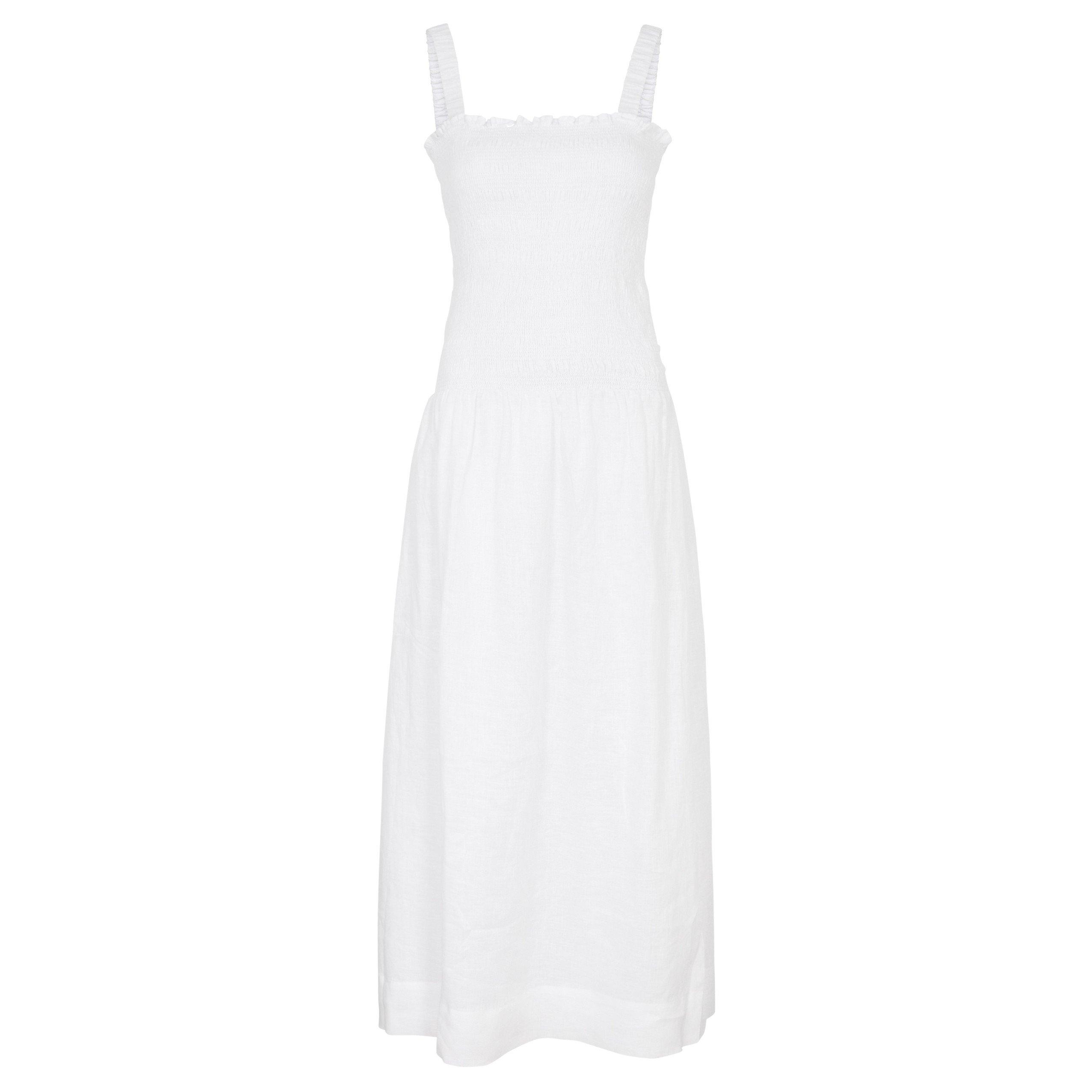 WHITE - Faithfull The Brand - LD MESSINA MIDI DRESS