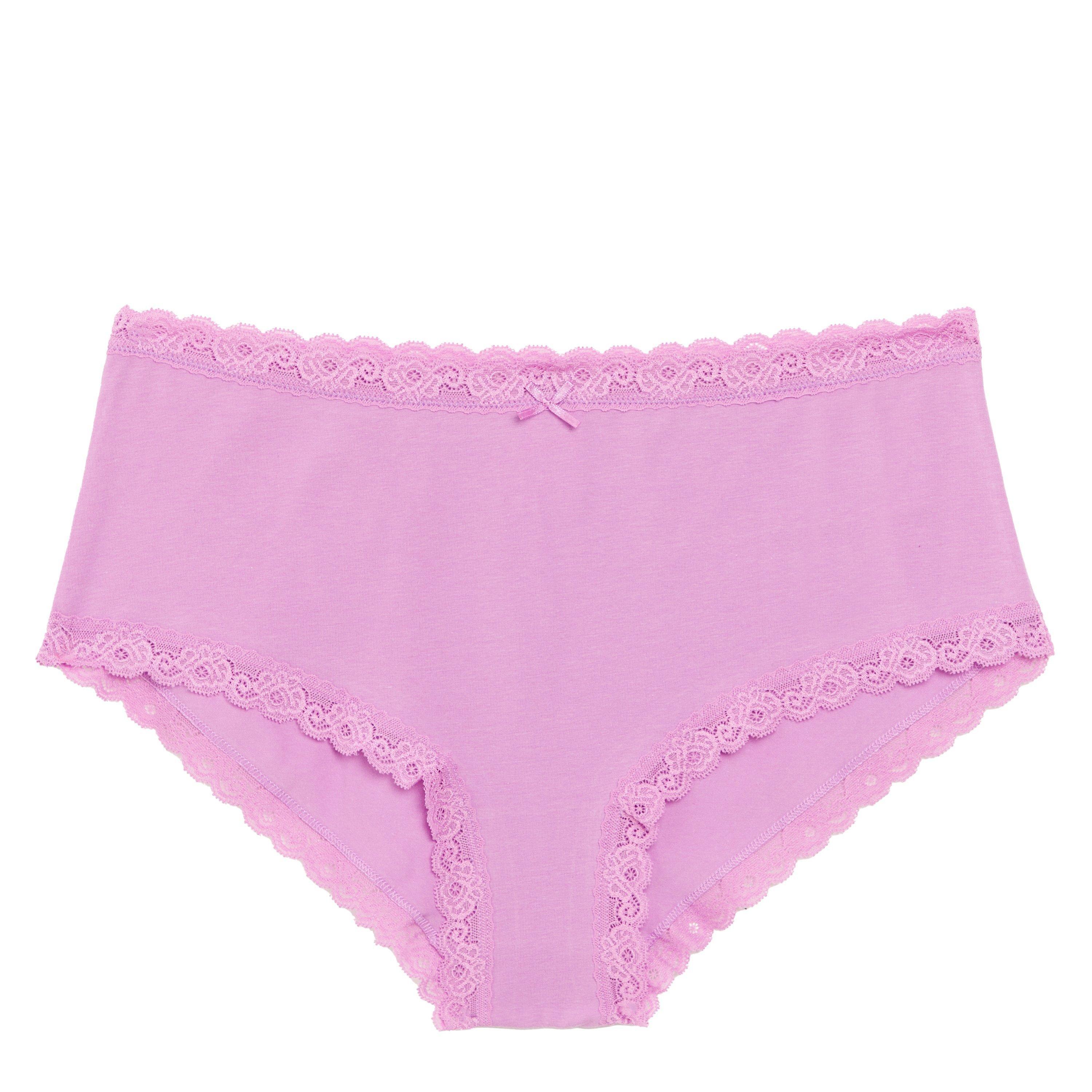 Multi - Be You - Pack Lace Detail Shortie Briefs - 2