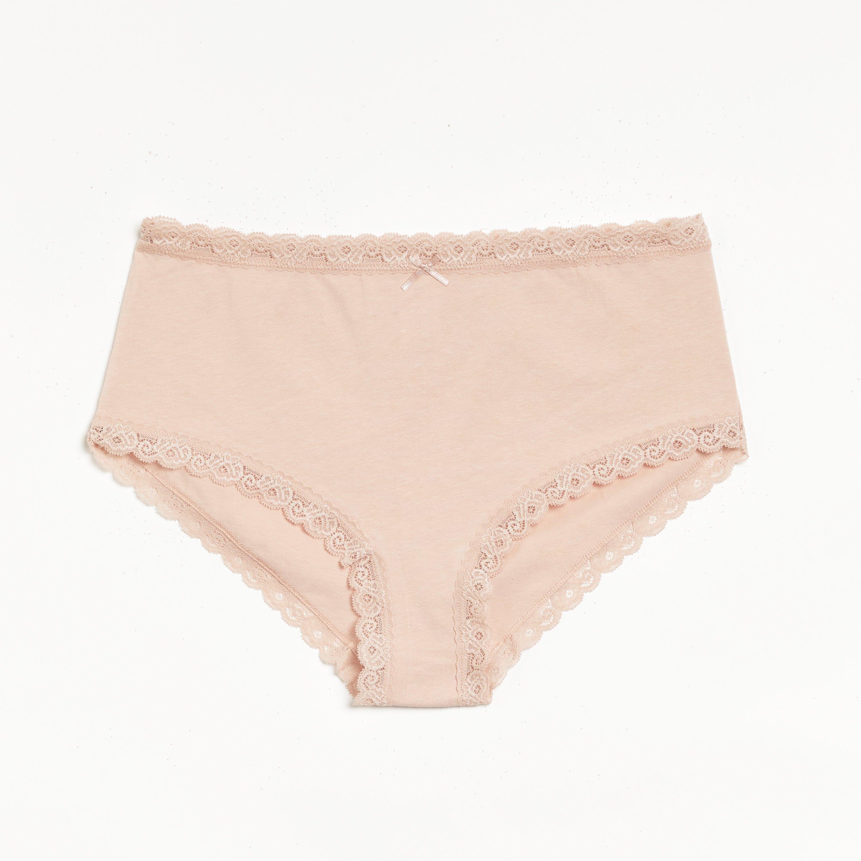 Black/White/Nud - Be You - Lace Trim Boy Shorts - 2