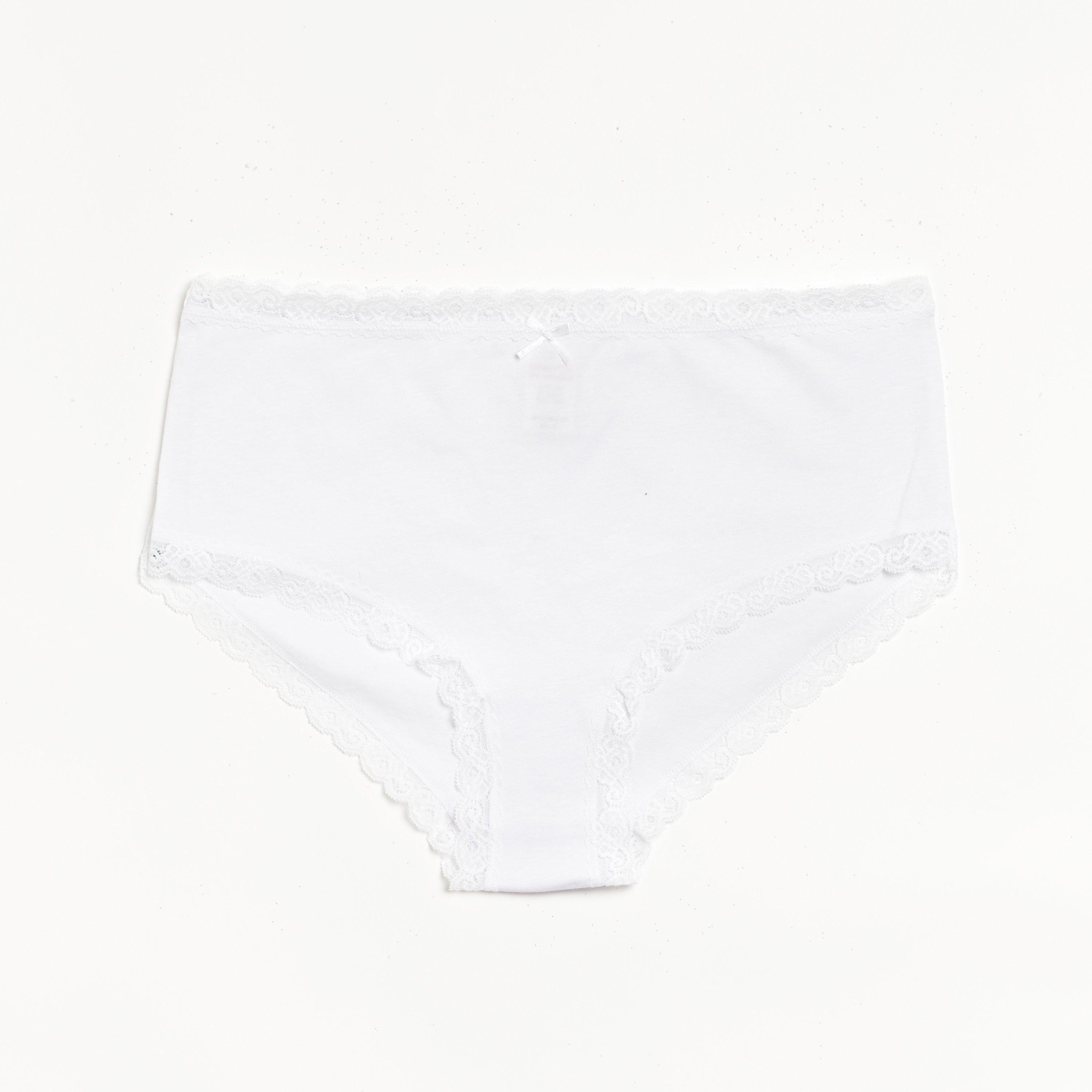 Black/White/Nud - Be You - Lace Trim Boy Shorts - 3