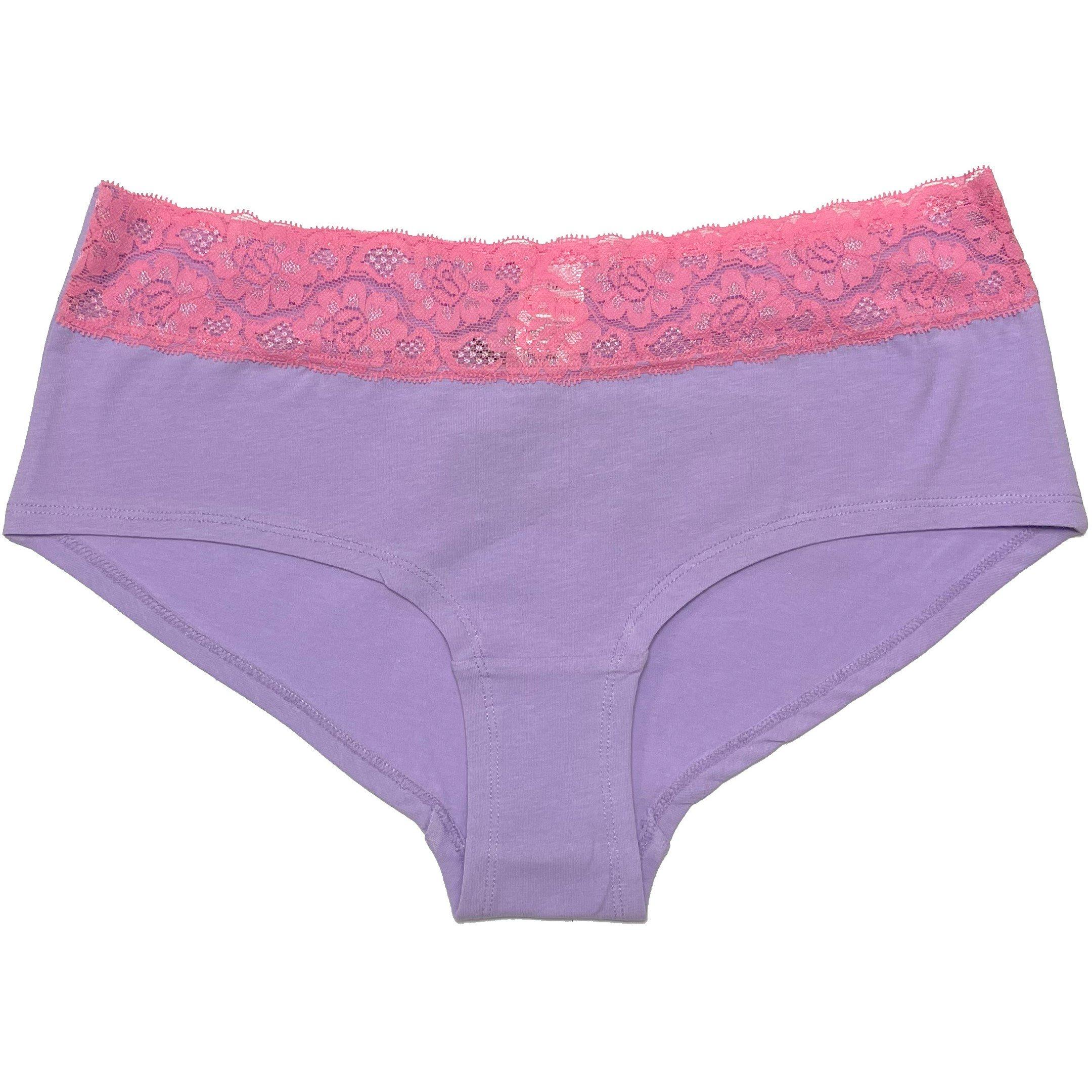 Multi - Be You - Pack Lace Trim Shortie Briefs - 6