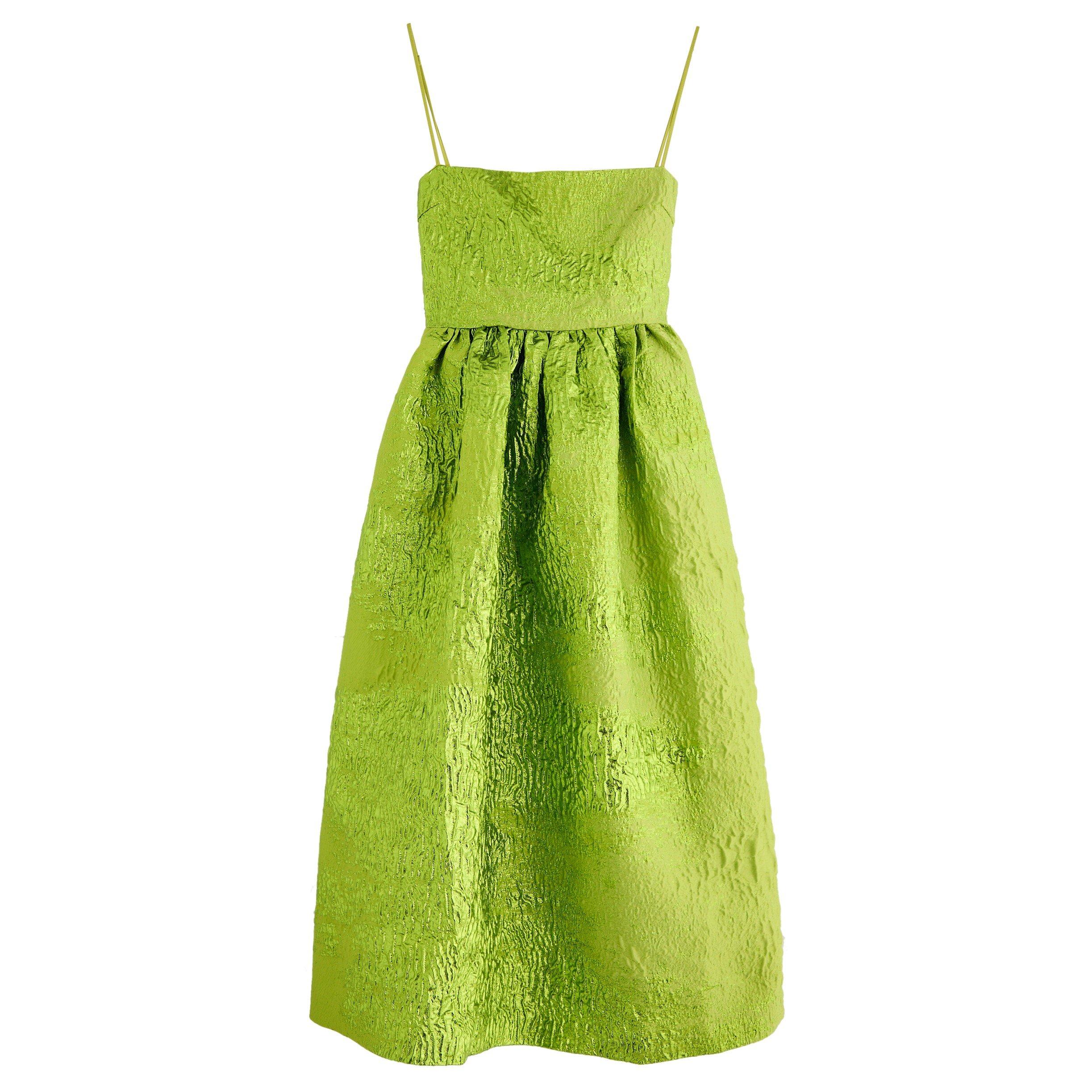 GREEN - Stine Goya - SD STRAP JACQUARD VOLUME MIDI