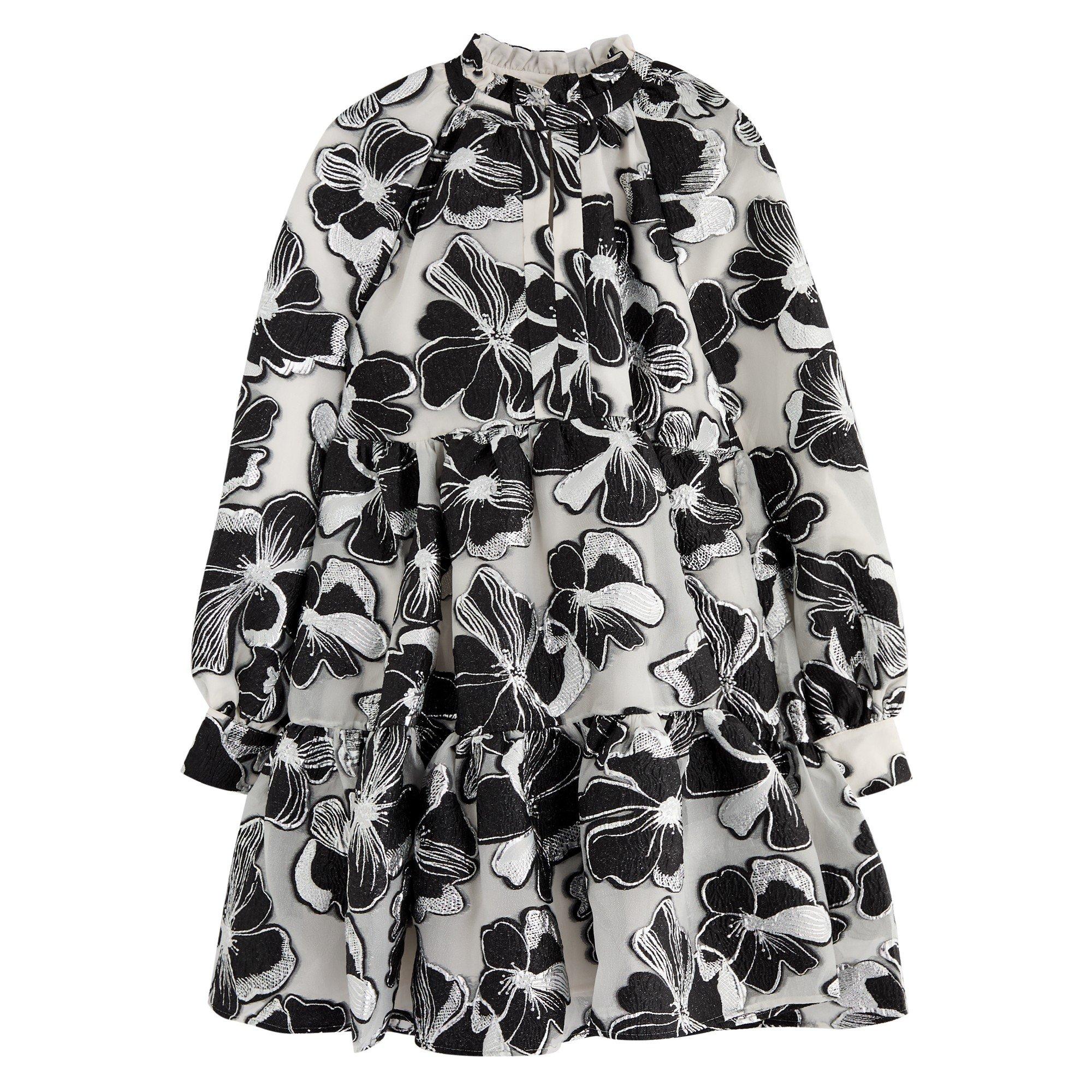 BLACK AND WHITE - Stine Goya - SD LS TIER ORGANZA JACQ MINI