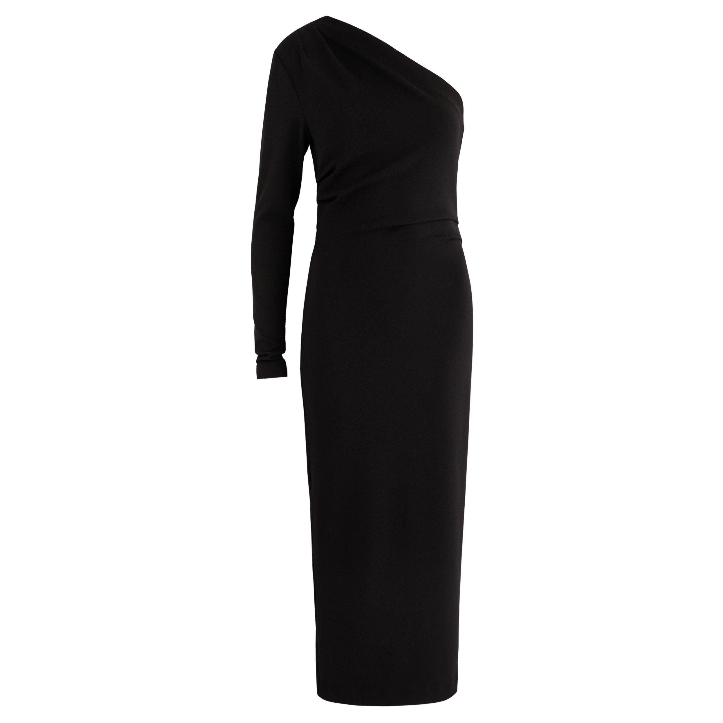BLACK - Day Birger Et Mikkelson - SD VALLEY ONE SHLDR MIDI DRESS