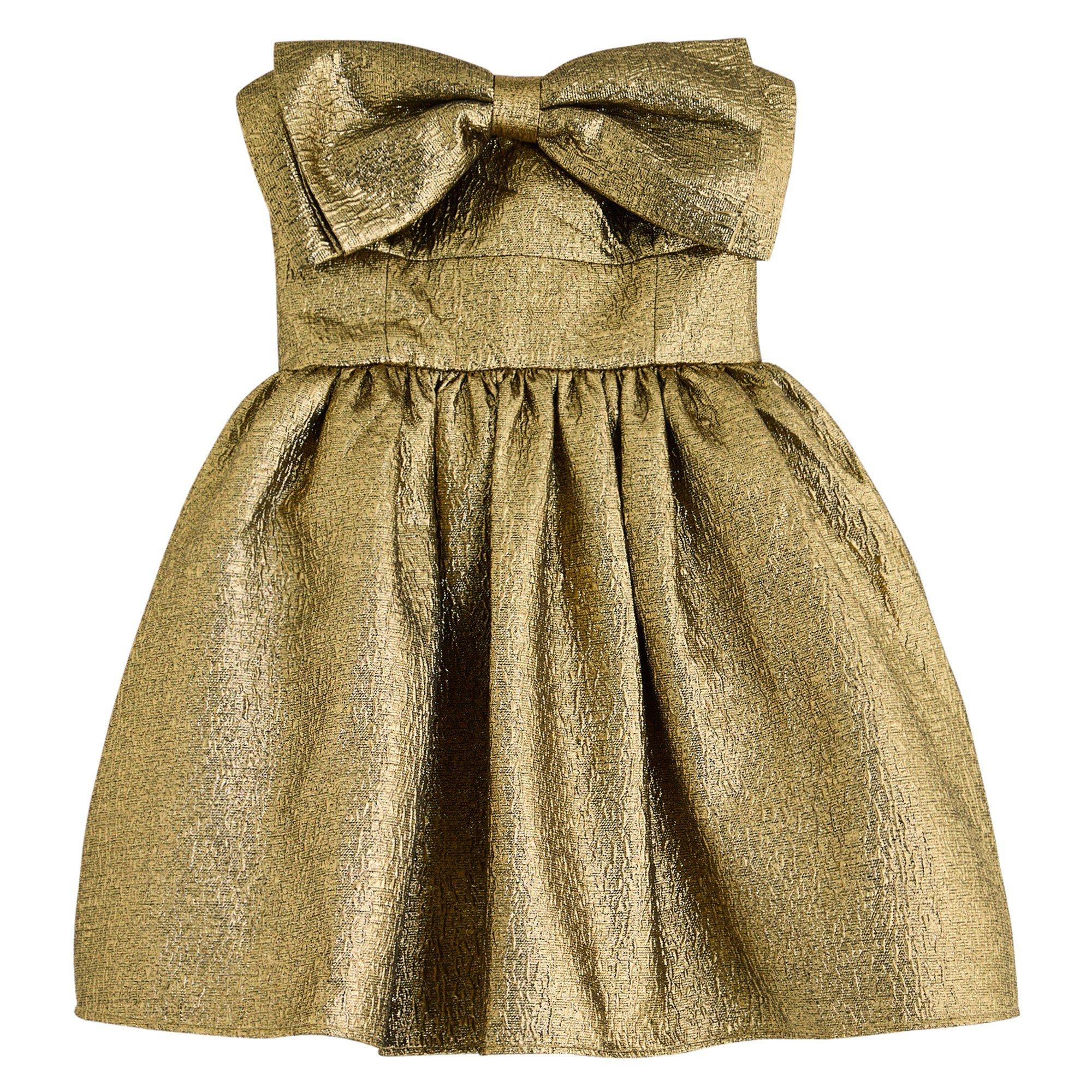 GOLD - Self Portrait - SD METALLIC JACQUARD MINI DRES