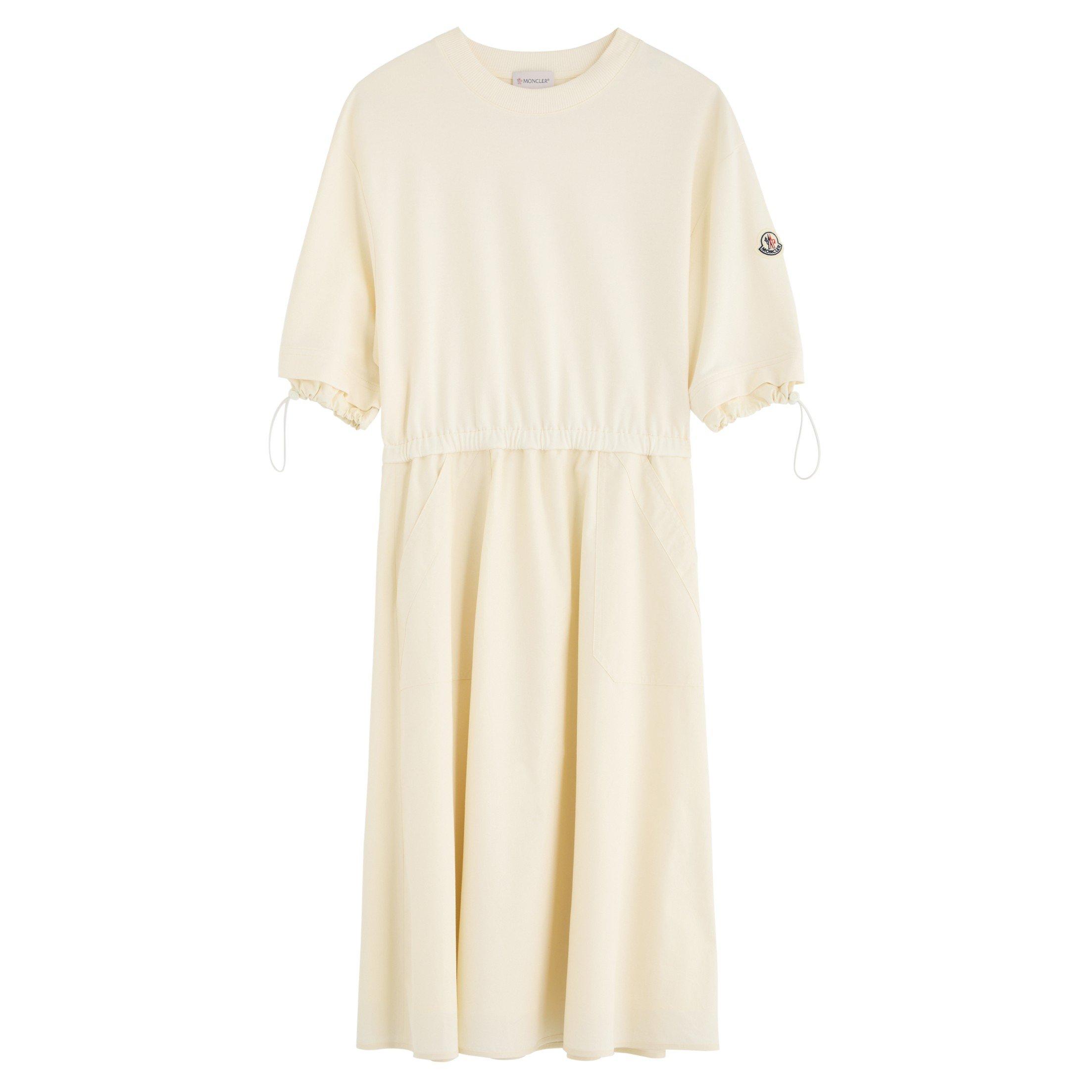 Women's Cotton Short-Sleeve Relaxed-Fit A Line Dress