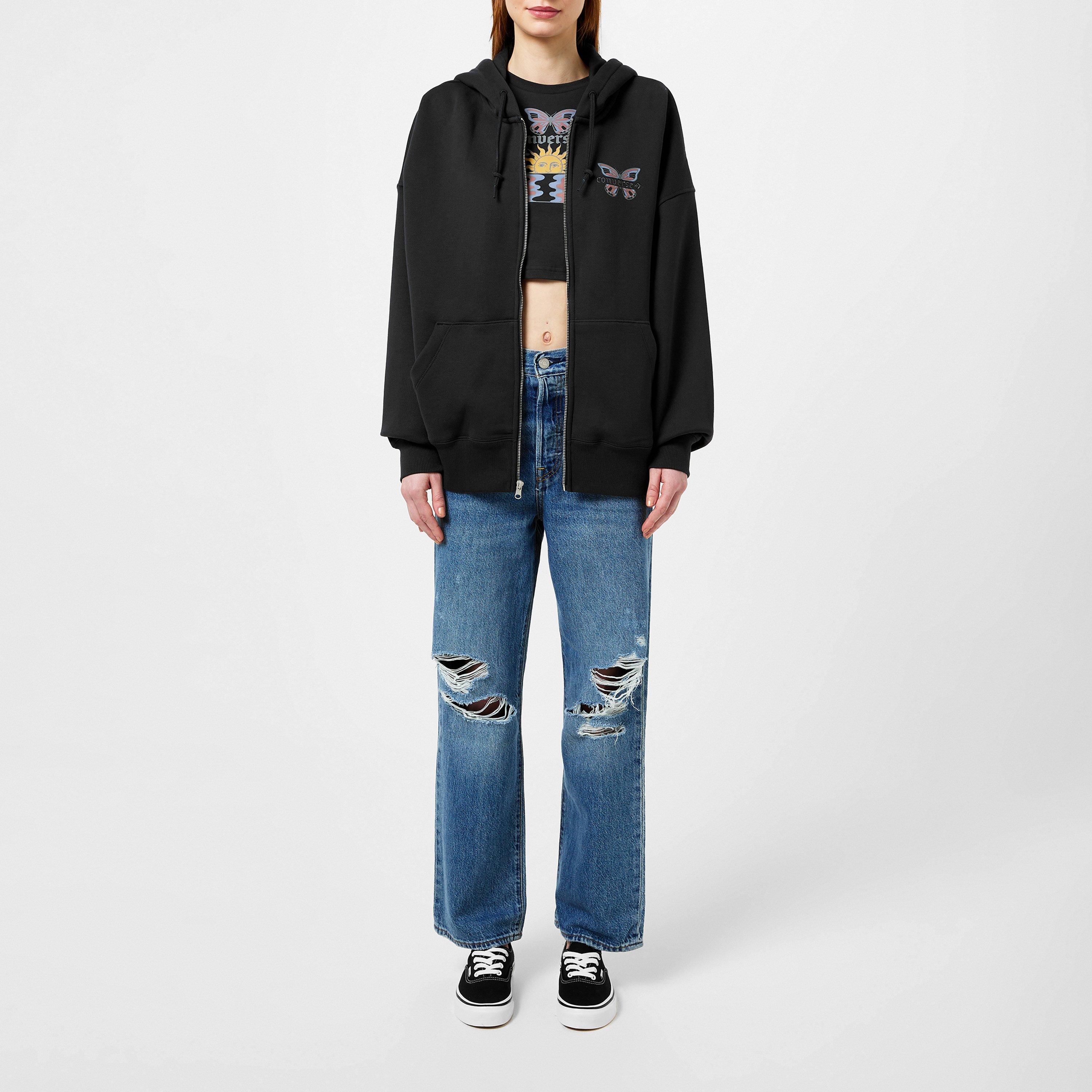 NF Grey - Converse - Bloom Full Zip Hoodie - 4