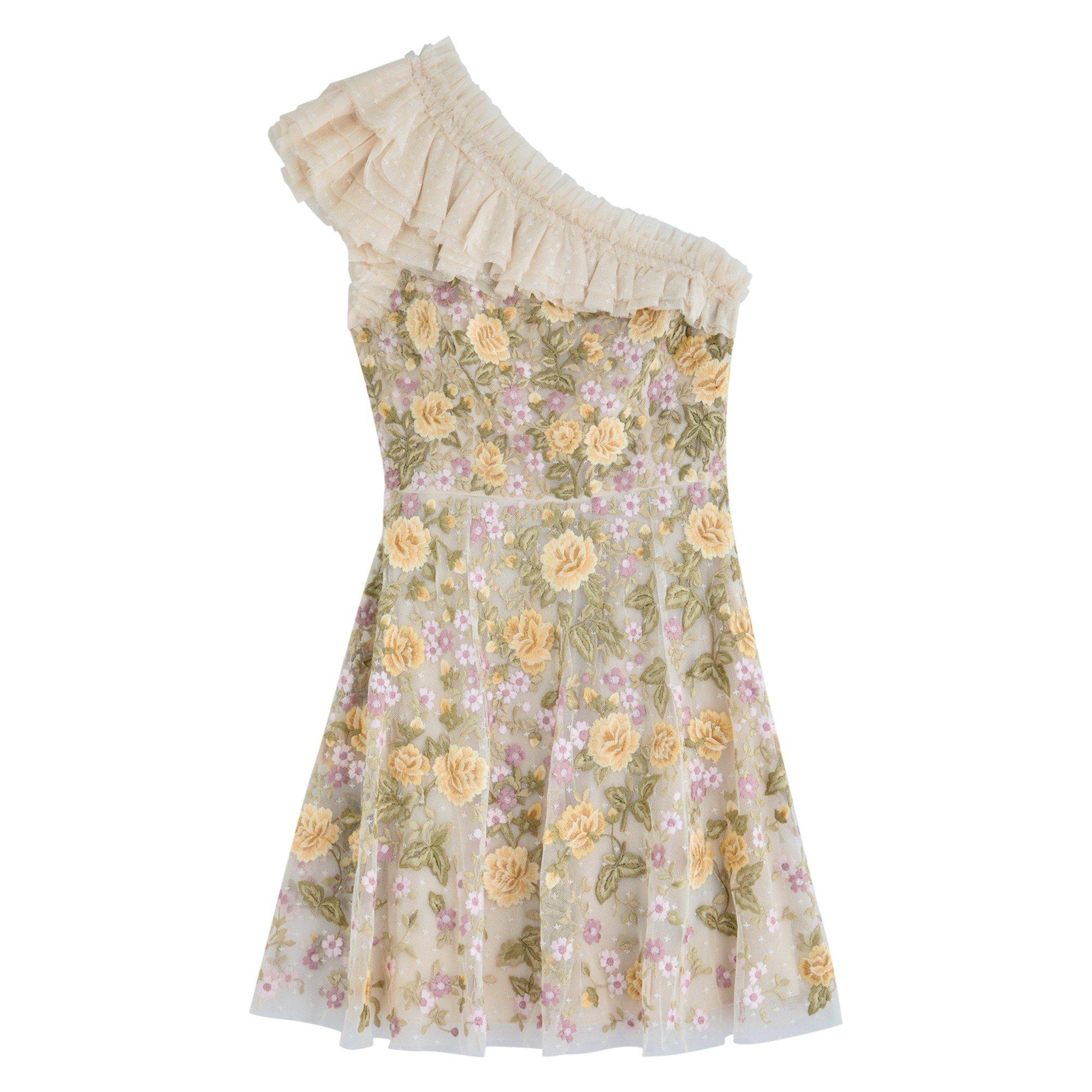 CREAM - Needle and Thread - SD FLORINE ONE-SHLDR MINI DRS