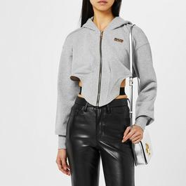 Versace Jeans Couture Corset Cropped Hoodie