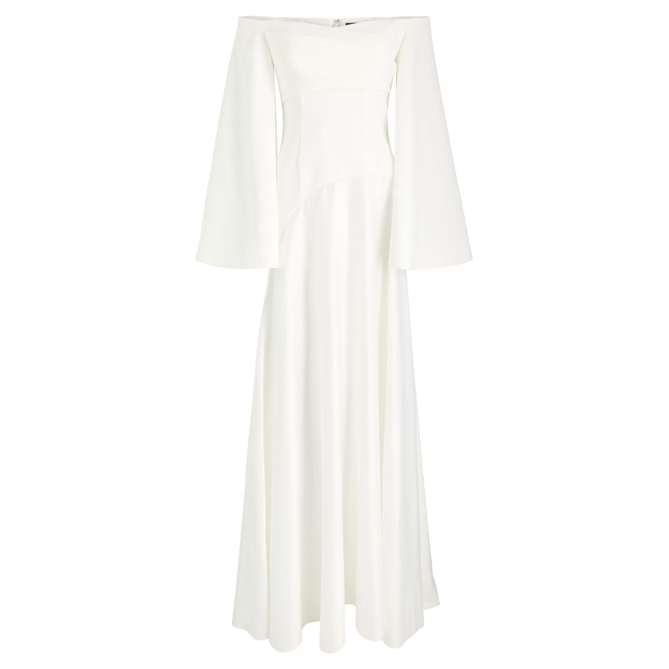 CREAM - Solace London - LD LS OFF SHLD RINA MAXI DRS
