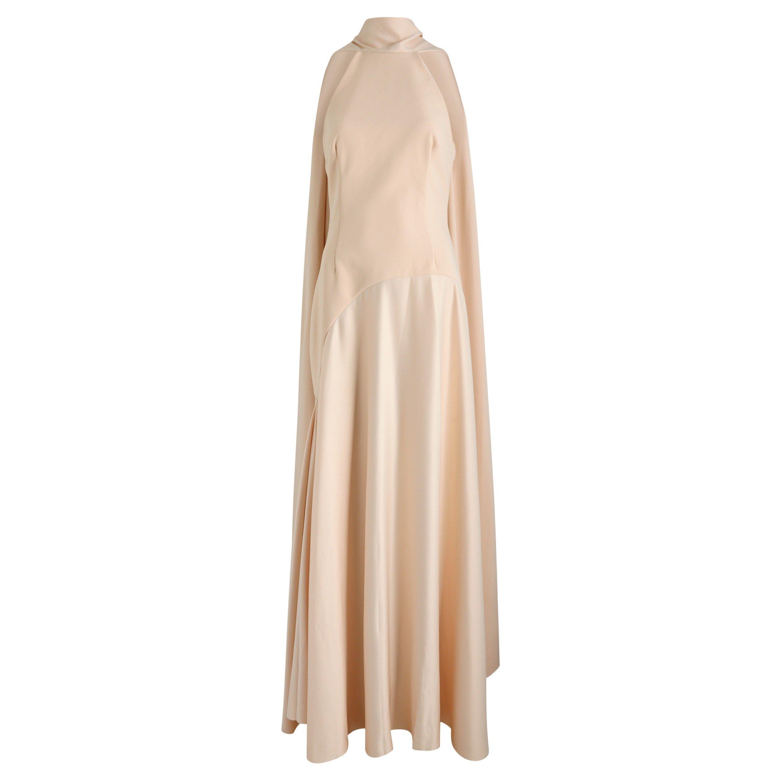 CREAM - Solace London - LD SL CECE SHAWL COMBO MAXI DR
