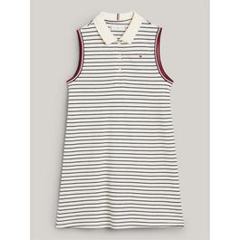 Tommy Hilfiger Stripe Sleeveless Polo Dress Juniors