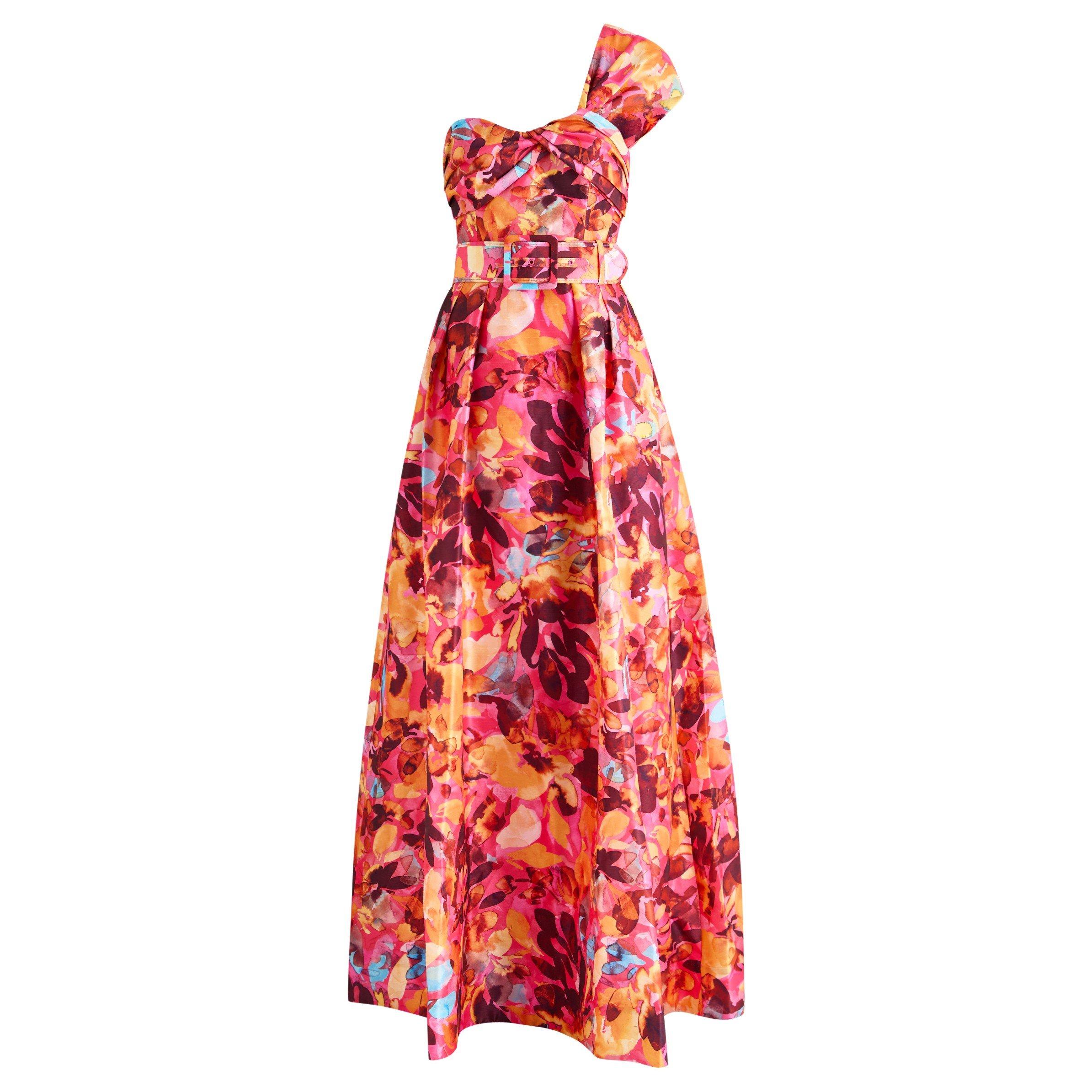 PINK AND OTHER - Rebecca Vallance - LD 1 SHLD GARDENIA PRINTED GOW