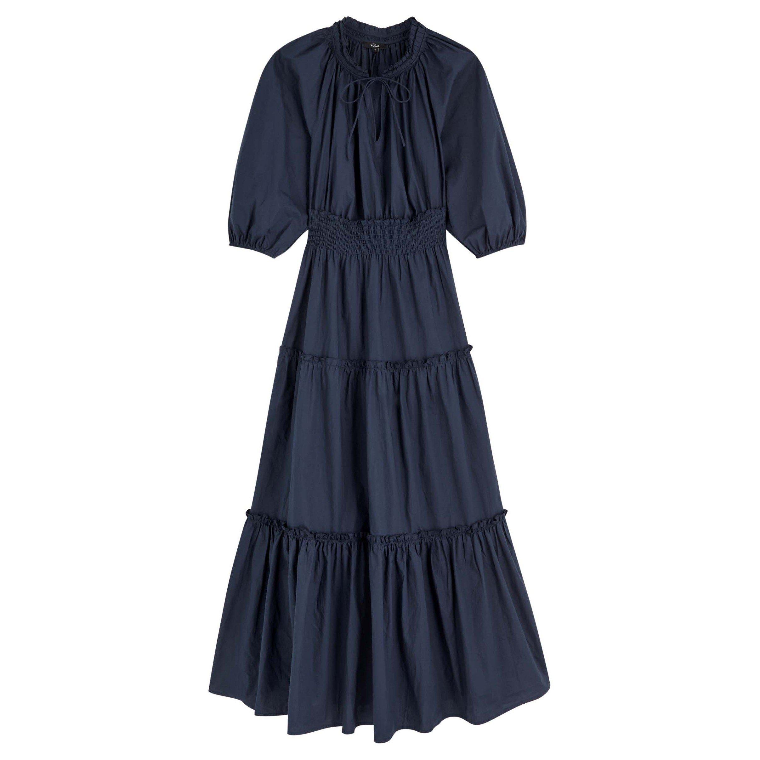 NAVY - Rails - LD CATERINE SS MIDI DRESS