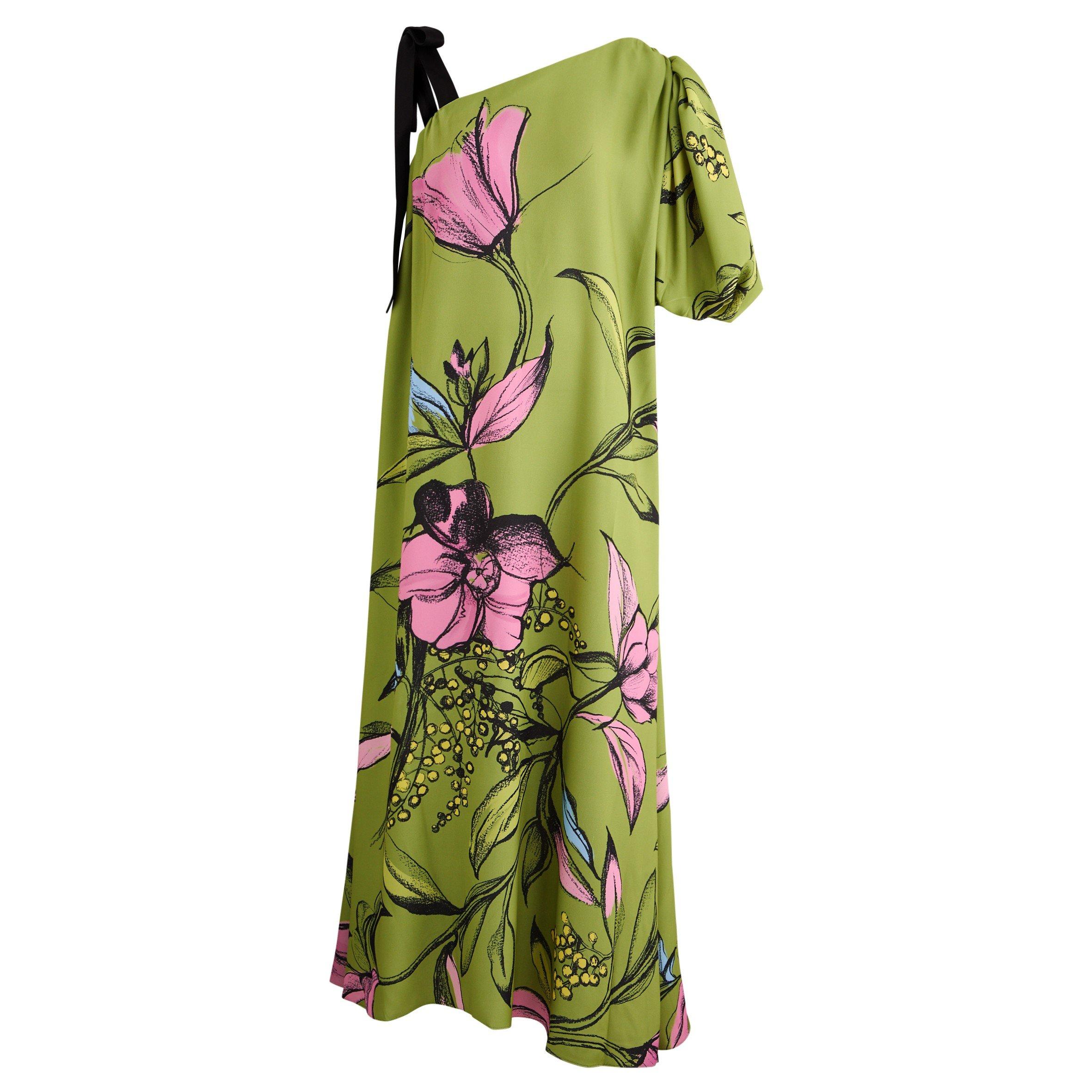 GREEN AND OTHER - Stine Goya - LD 1SHLD FLORAL GOWN