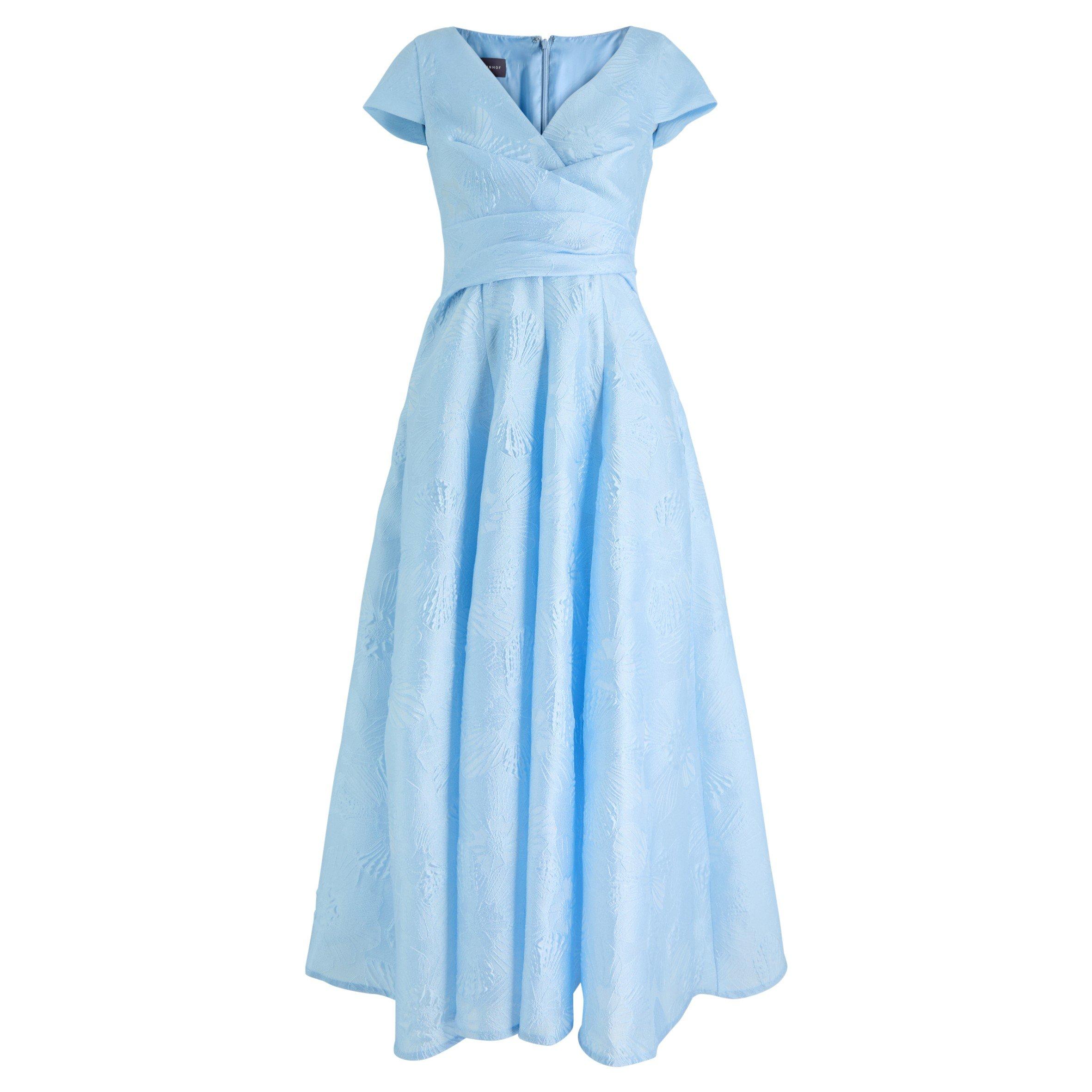 LIGHT BLUE - Talbot Runhof - SD SKY MIDI DRESS