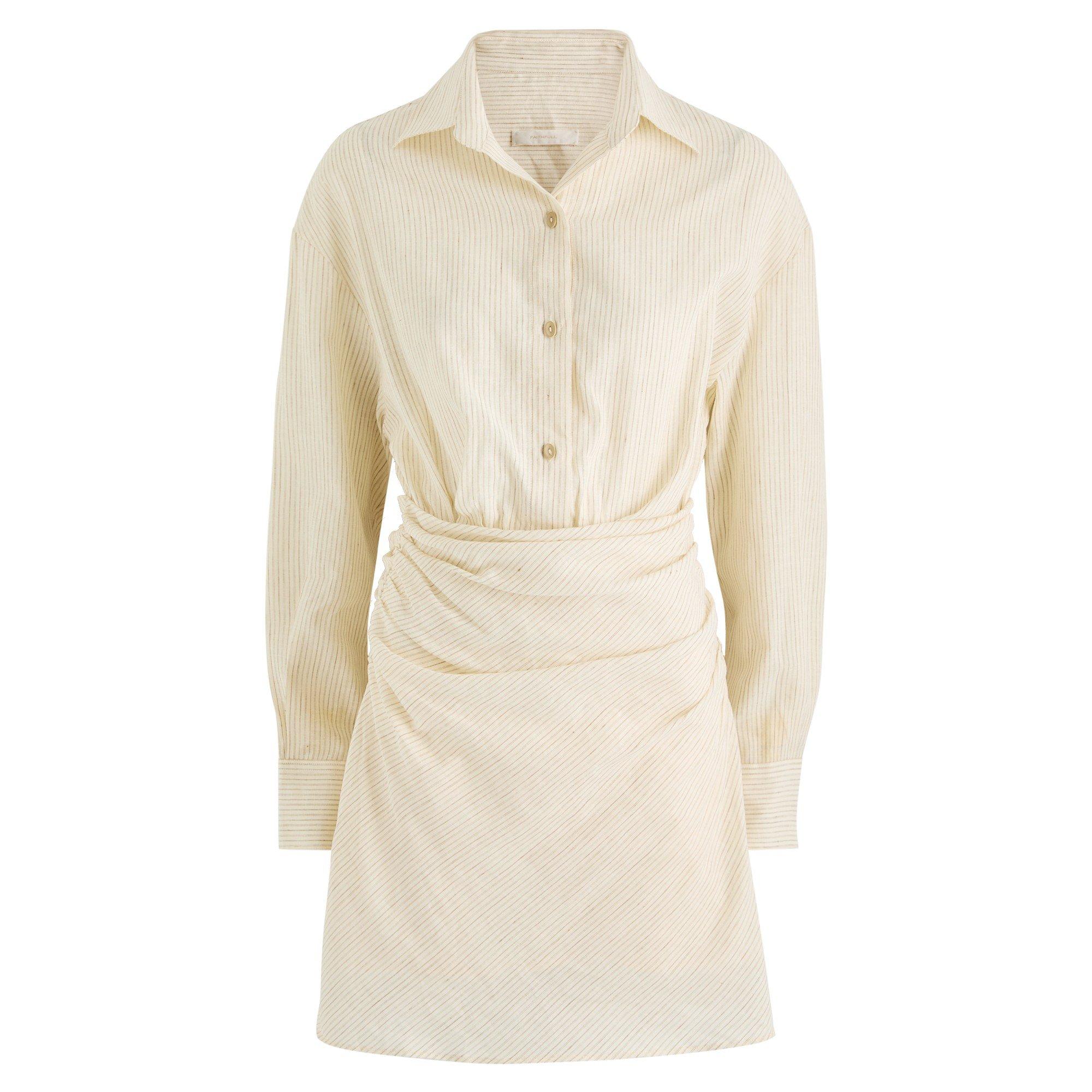BEIGE AND OTHER - Faithfull The Brand - SD LARIA MINI DRESS