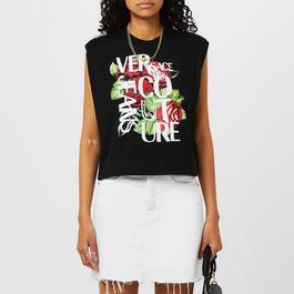 Versace Jeans Couture VJC Roses Logo T Ld33