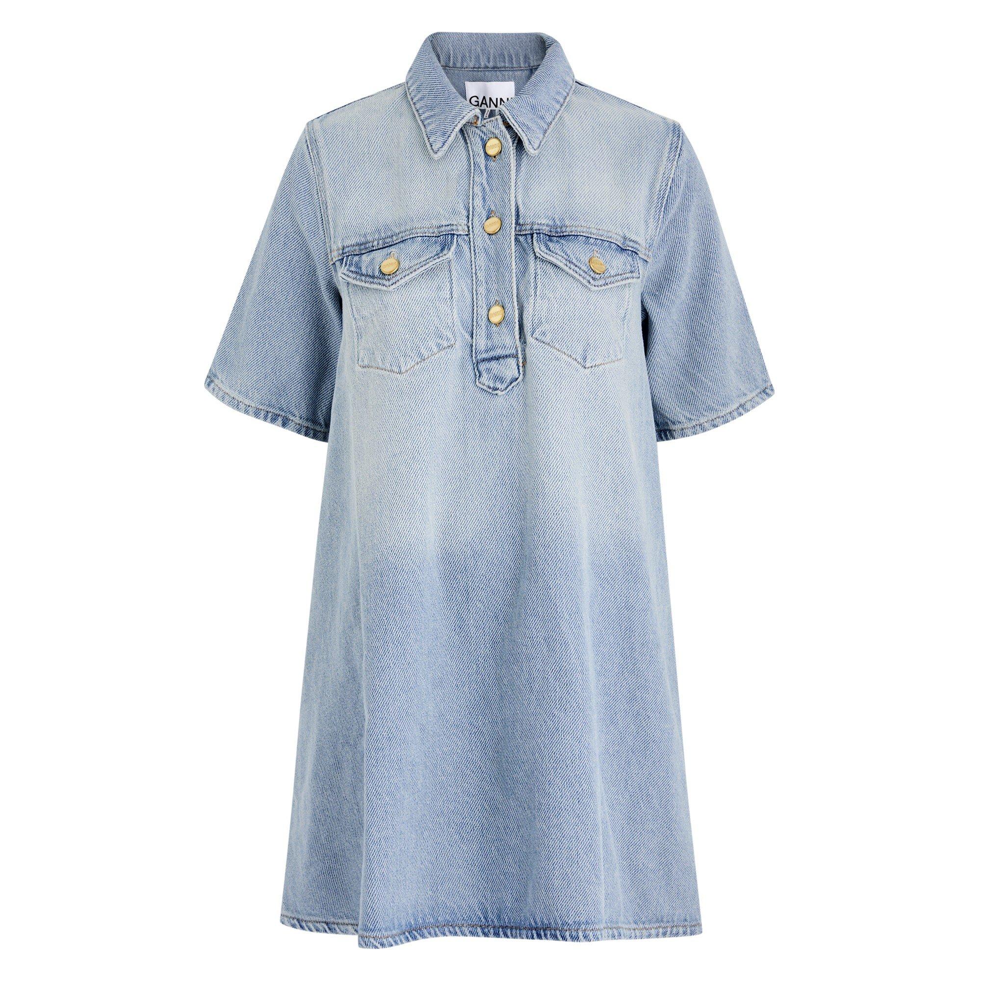 DENIM - Ganni - Heavy Denim Mini Dress