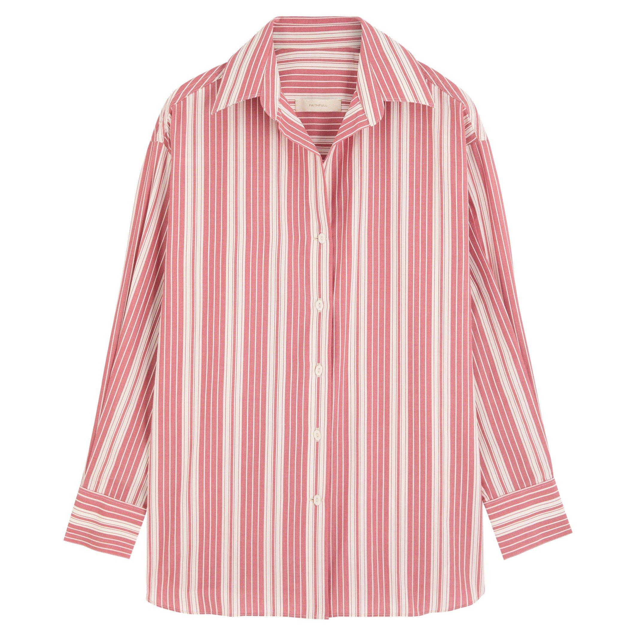 RED AND WHITE - Faithfull The Brand - SB CAPRI SHIRT