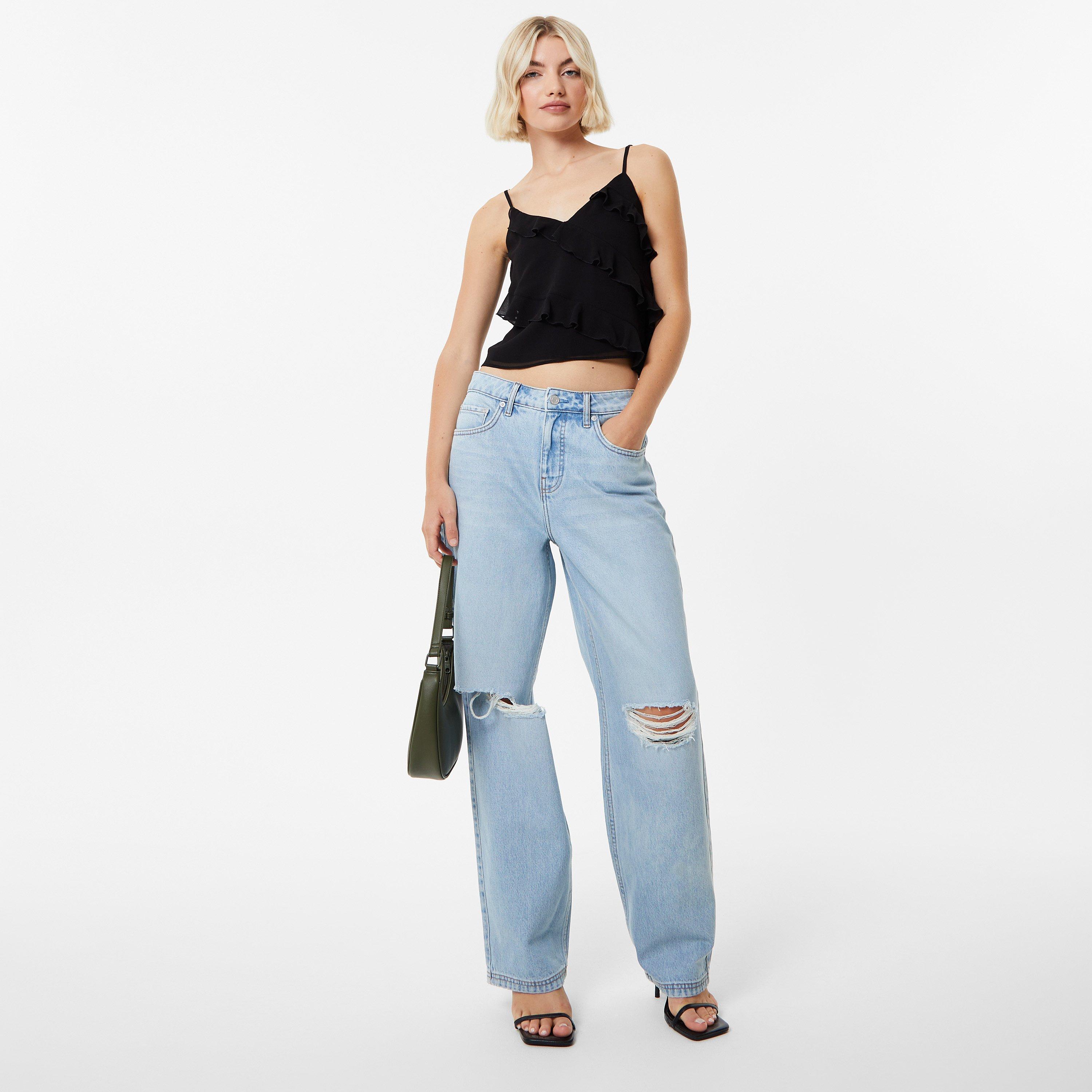 Black - Jack Wills - Frill Cami Top - 4