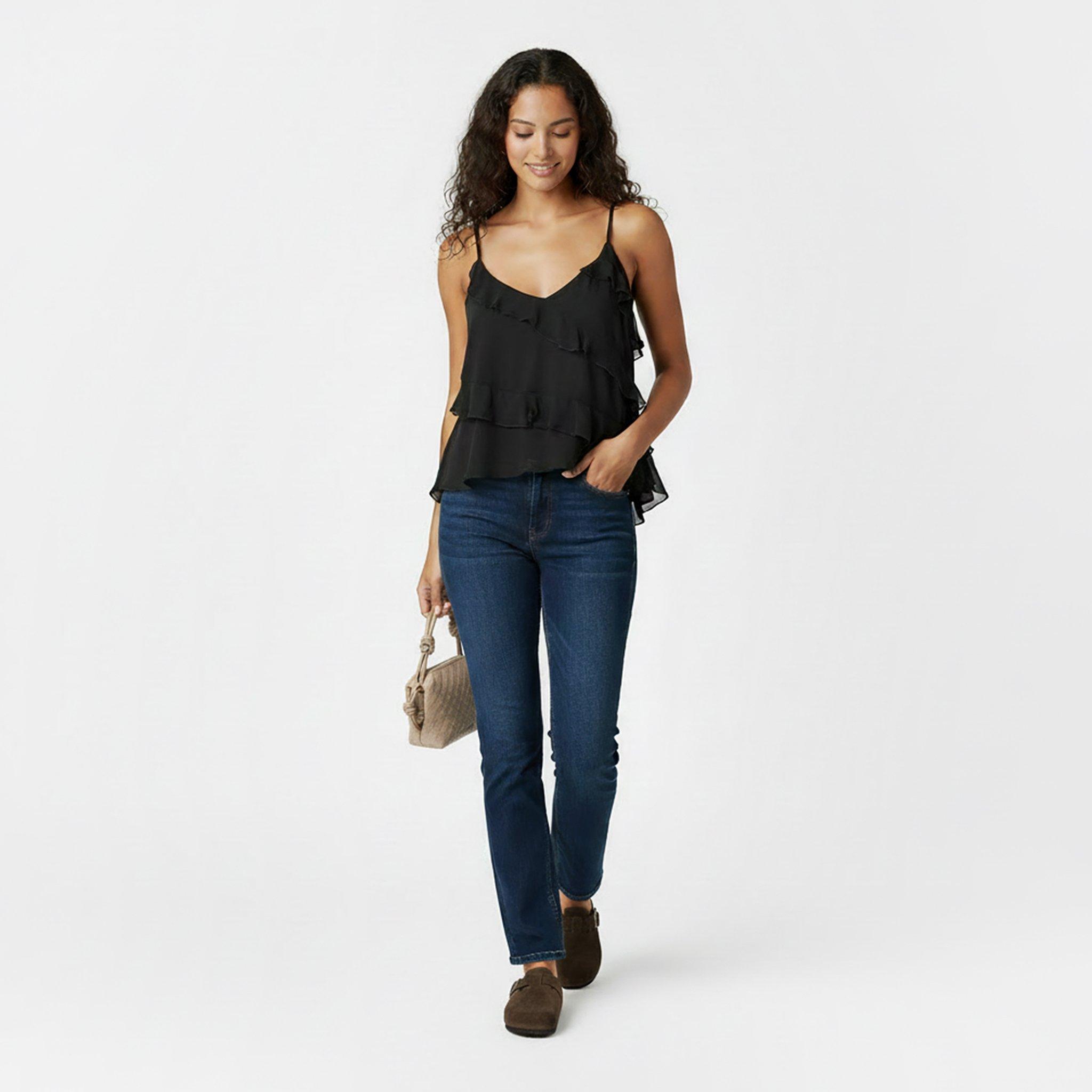 Black - Jack Wills - Frill Cami Top - 5