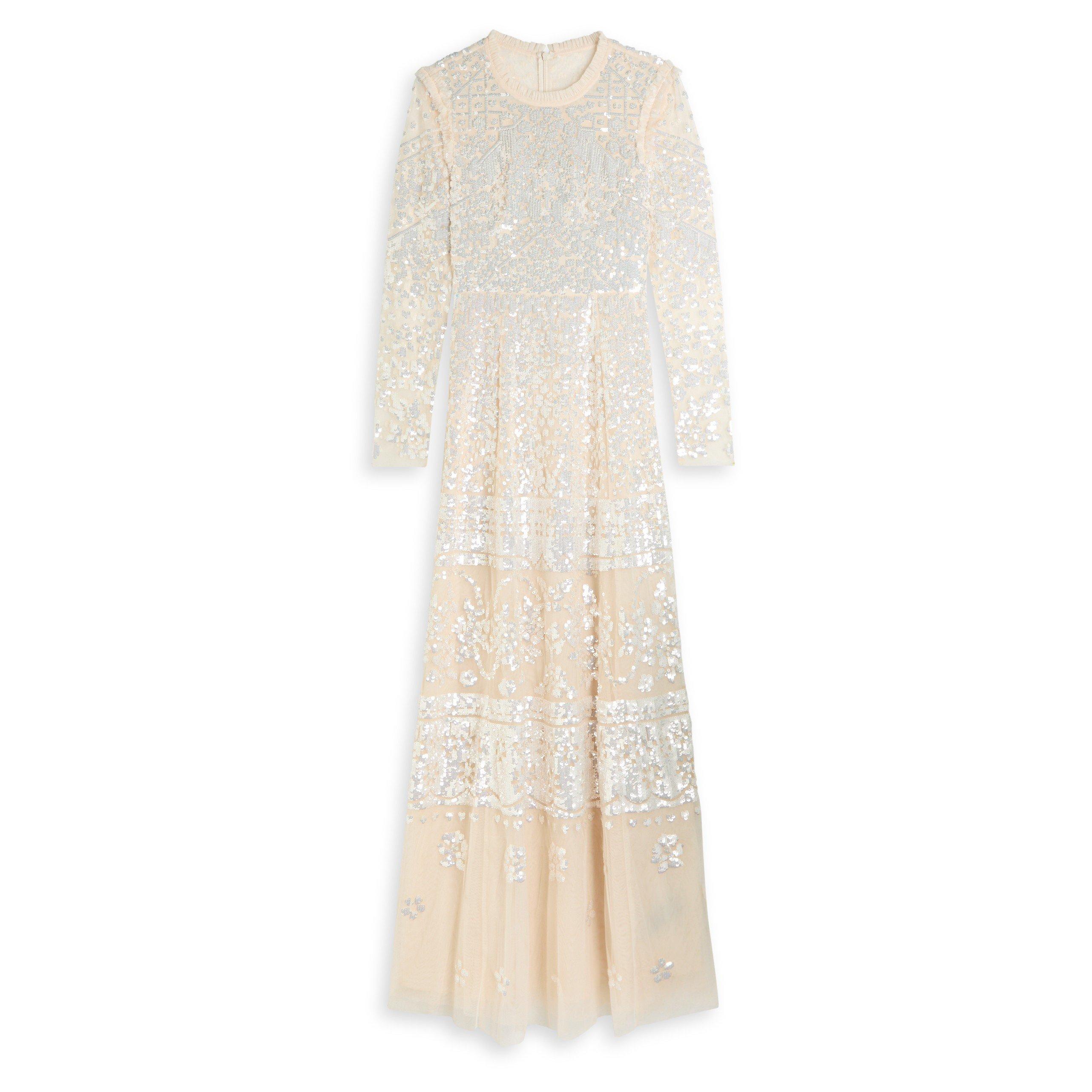 CREAM - Needle and Thread - LD LS AURORA GOWN