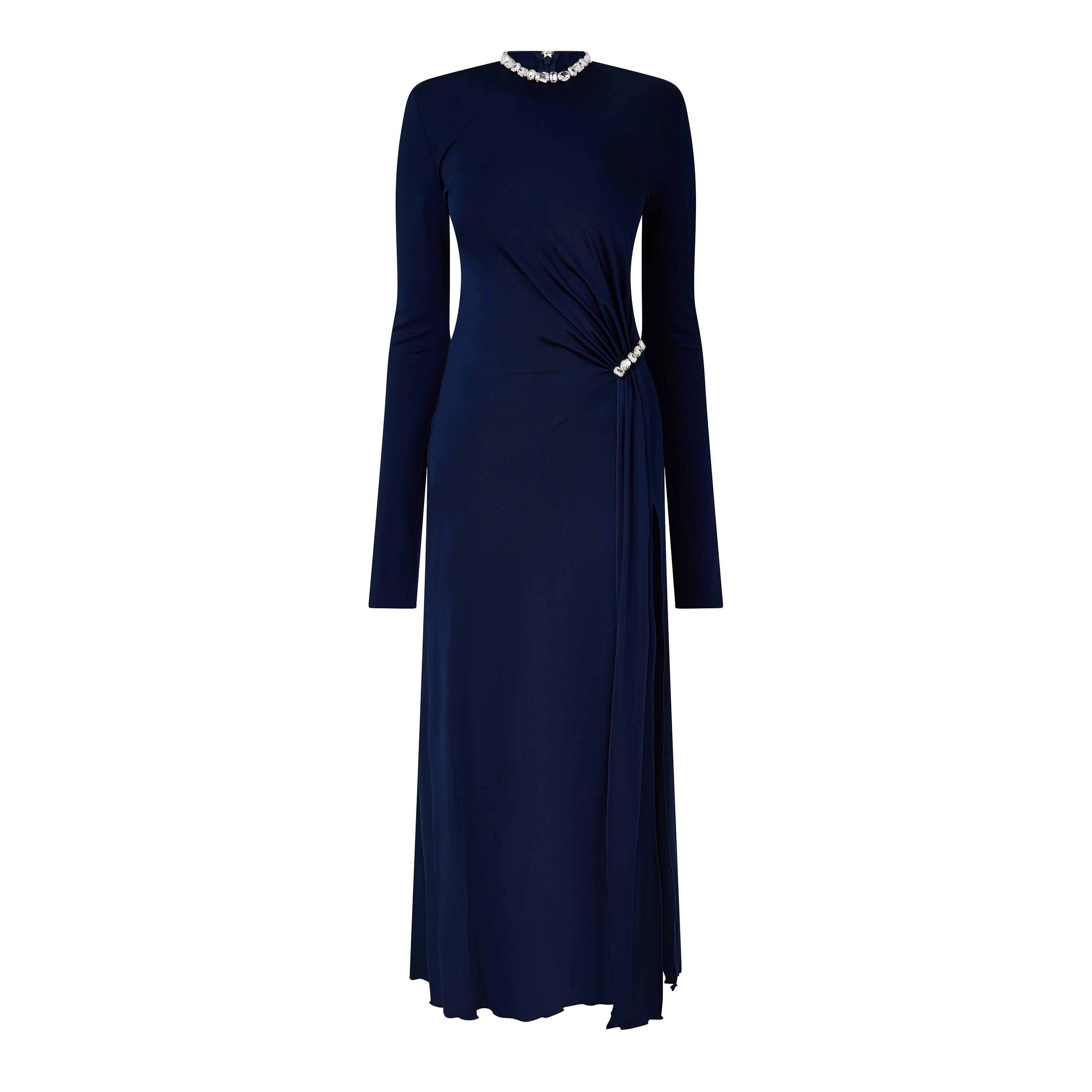 NAVY AND OTHER - David Koma - CRYSTAL EMBROIDERY MIDI D - 1