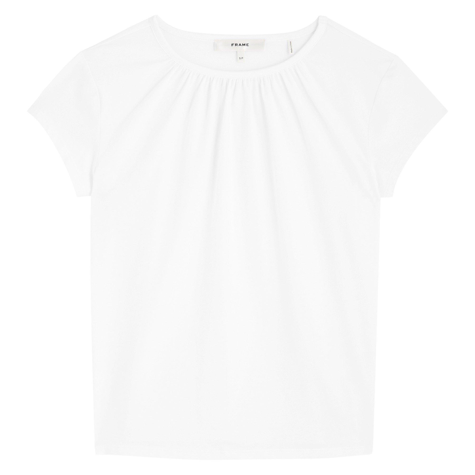 WHITE - Frame Denim - THE GATHERED TEE