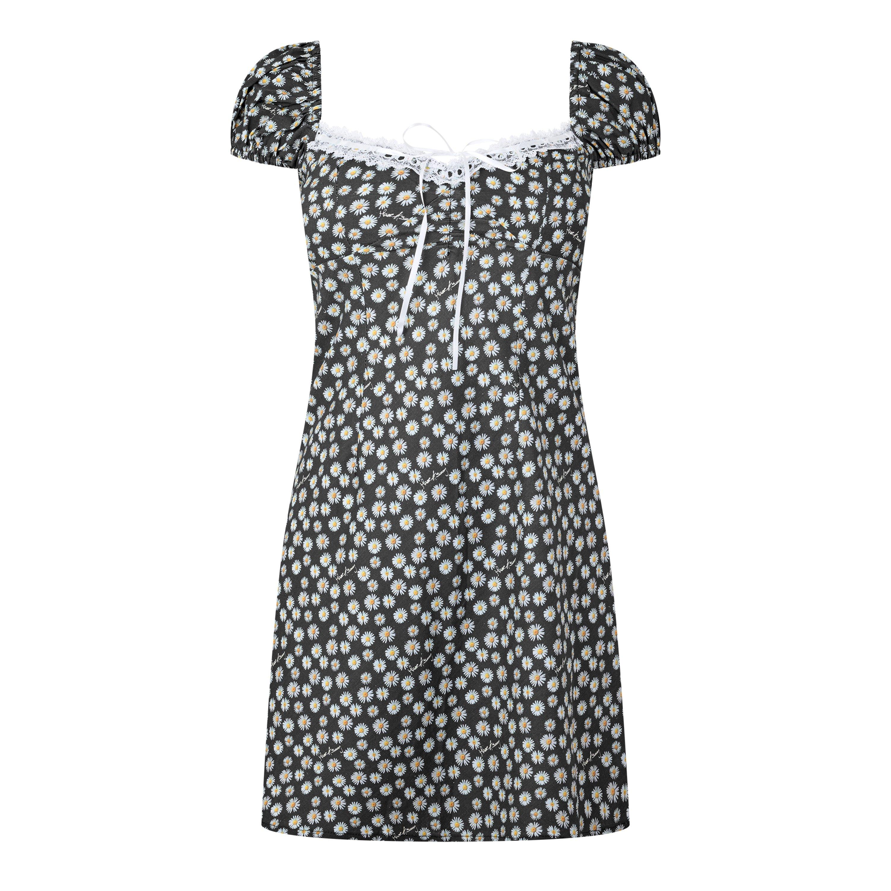 BLACK AND OTHER - House Of Sunny - SD DITSY DAISY DRESS - 1