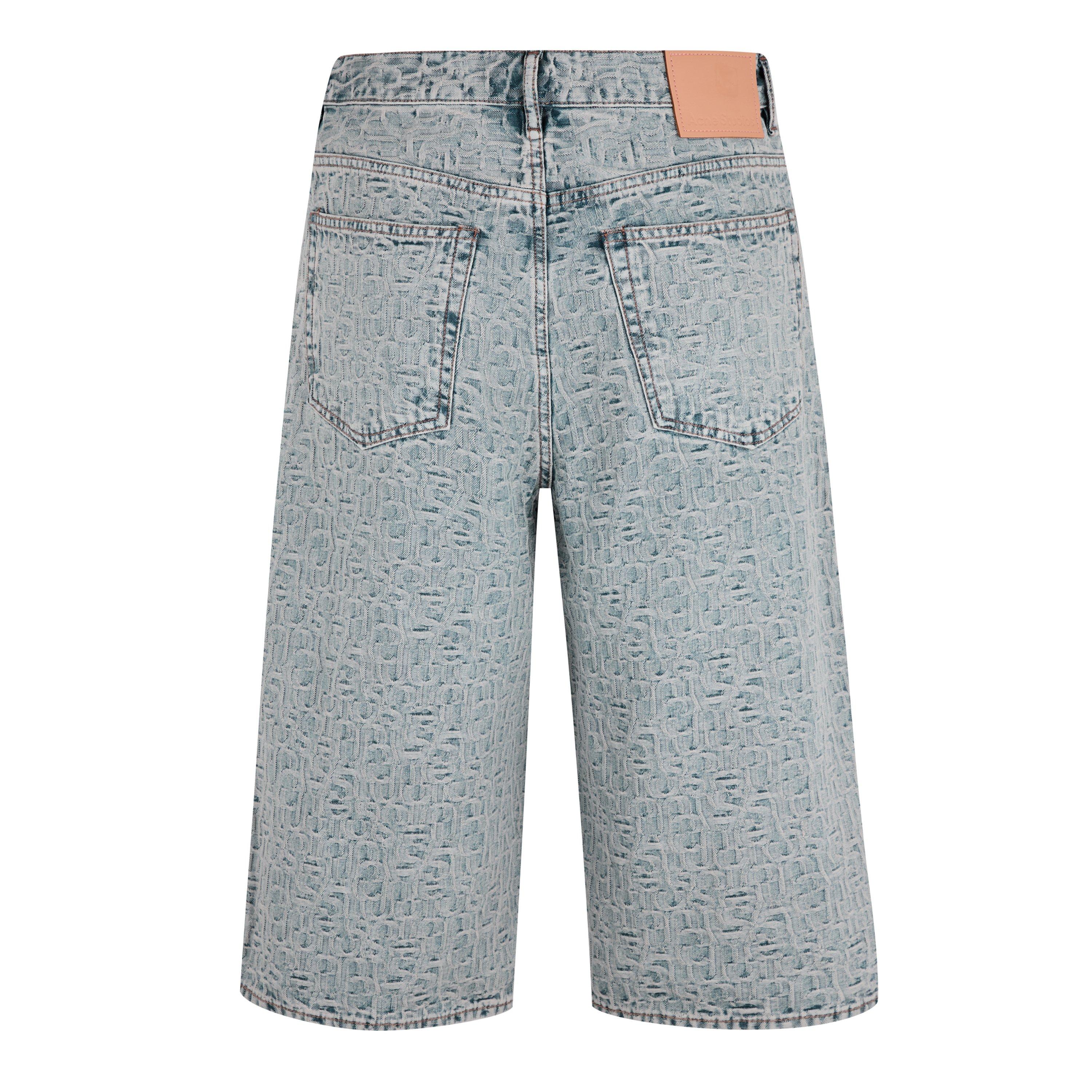 Blue/Beige - Acne Studios - Monogram Shorts - 6