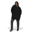 Noir - adidas - Polar Fleece Long Hooded Plus Size Track Top - 9
