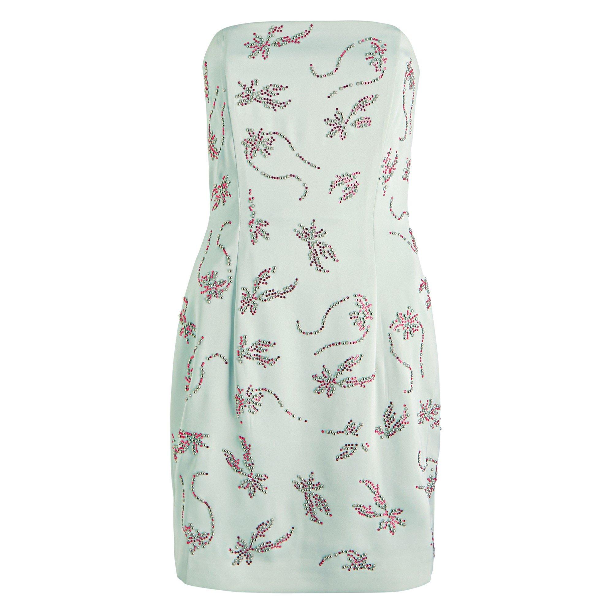 MINT - 16Arlington - Women's Frasia Viscose Embellished Strapless Mini Dress